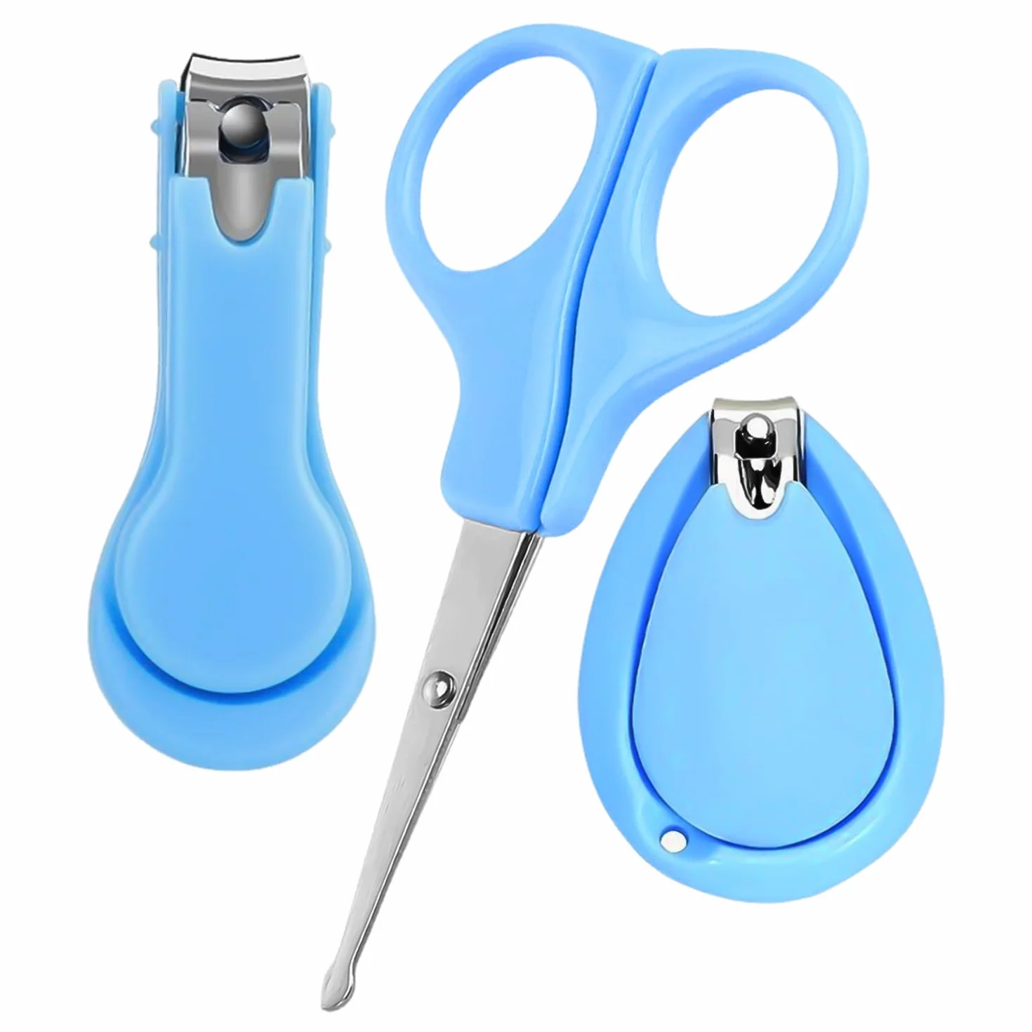 2 Pezzi Di Forbici Per Unghie Per Bambini E 1 Pezzo Di Forbici, Forniture Per La Cura Delle Unghie, Forniture Per Bambini, Strumenti Per Il Taglio Delle Unghie.