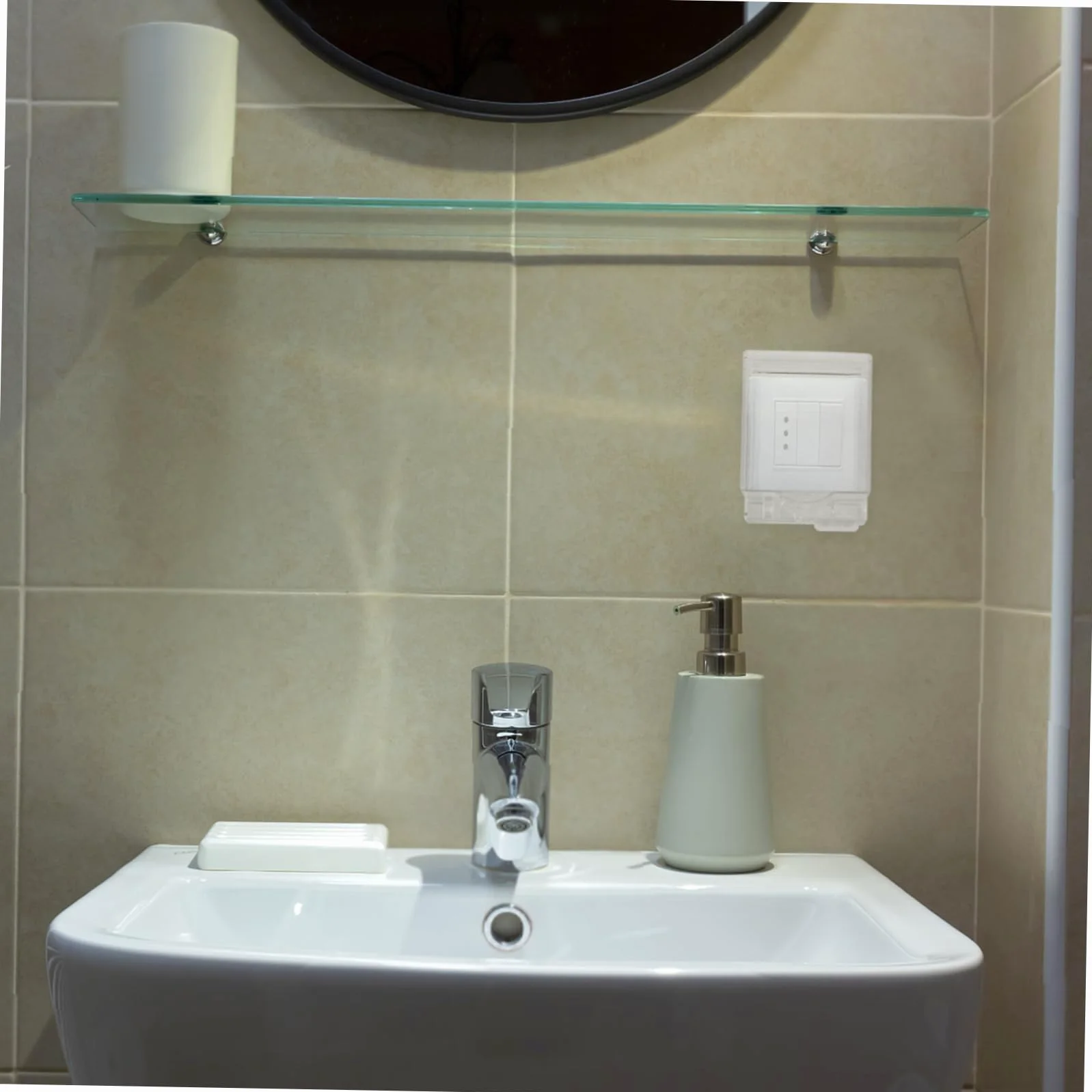 Gatuida 3pezzi Copripresa Per Ambienti Umidi Protezione Elettrica Trasparente Per Bagno e Cucina Facile Installazione e Versatile Design Antispruzzo e Sicuro Resistente