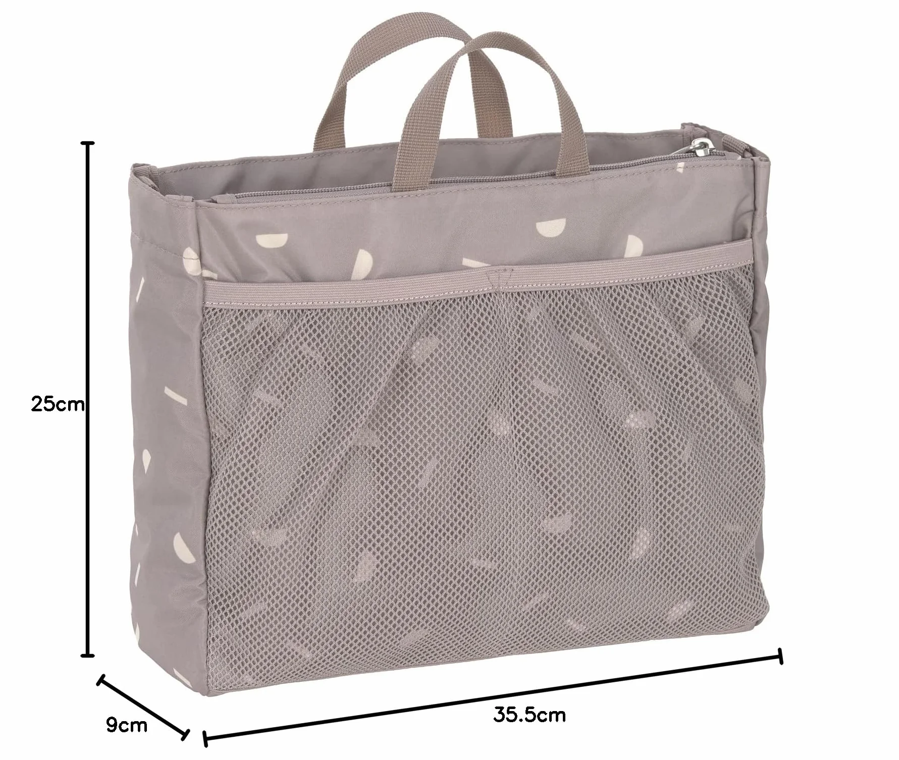 Lässig Organizzatore per passeggini per bambini Borsa per pannolini Borsa fasciatoio Piccola borsa per la toilette incl. Fasciatoio/Multitalent Organizer Blocks taupe, av2022, cd20dee2