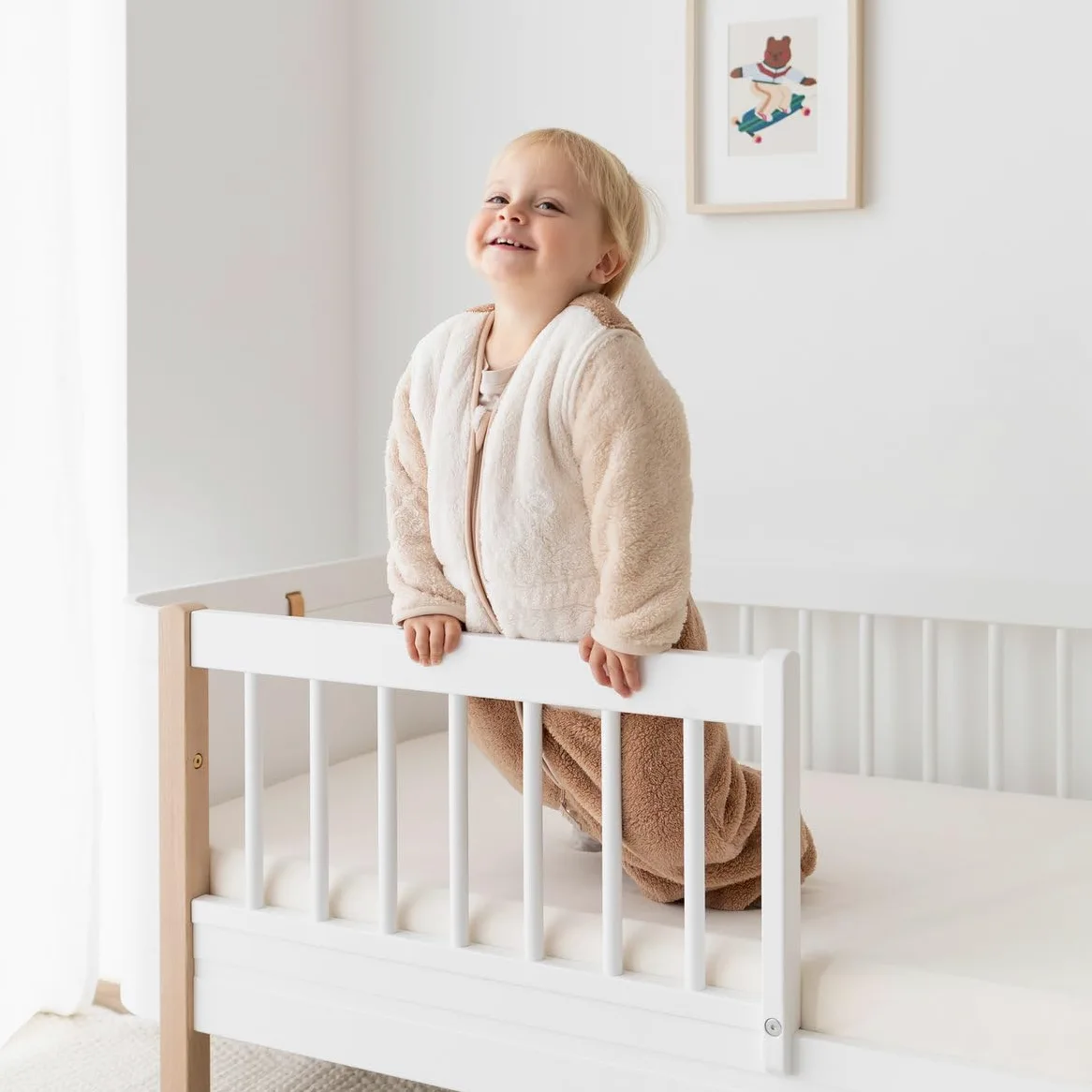 BEMINI Sacco nanna per gambe separabili invernali – TOG 2.5 Softy – Natural tricolor