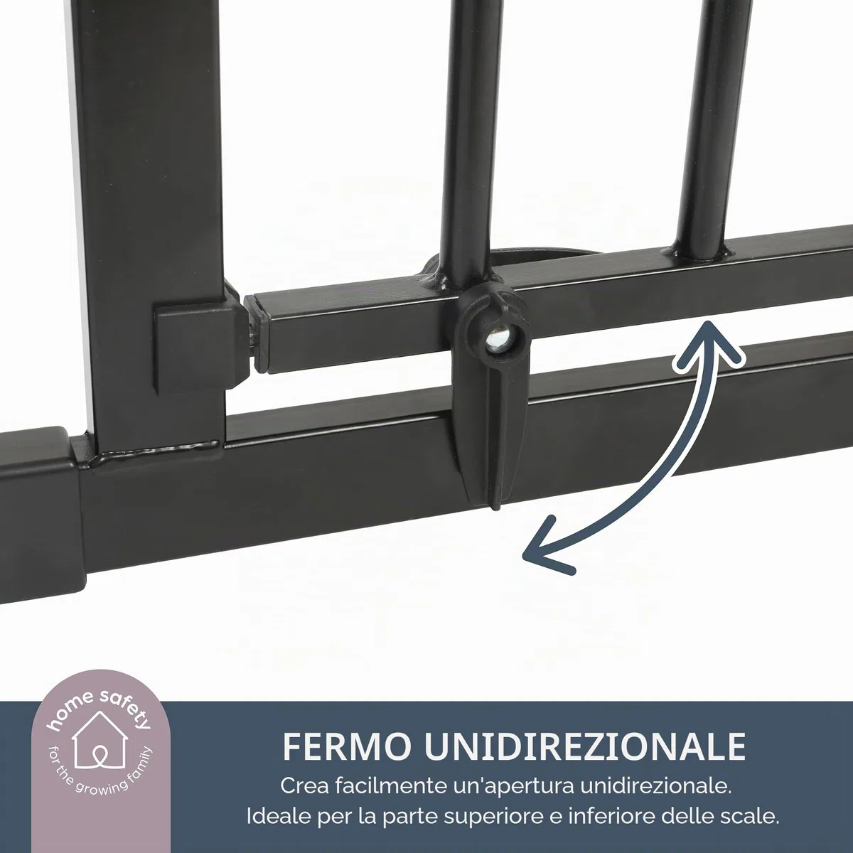 Dreambaby Discovery - Cancelletto di sicurezza pieghevole per bambini, con 3 pannelli, adattabile ad apertura da 74,5 cm a 195 cm di larghezza e 74 cm di altezza, con funzione Smart Stay Open e tappo