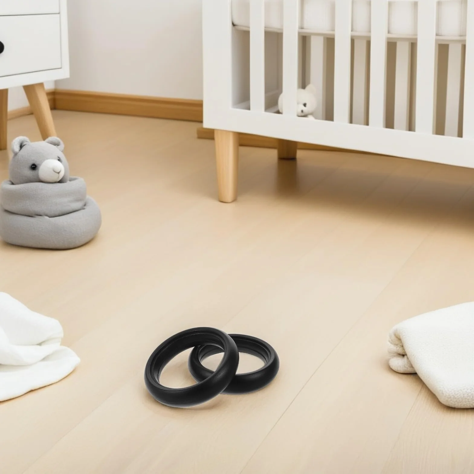 Pneumatico in Gomma Liscio per Carrozzina Pneumatico Esterno Anteriore e Posteriore per Passeggino di Ricambio per Ruote di Passeggino