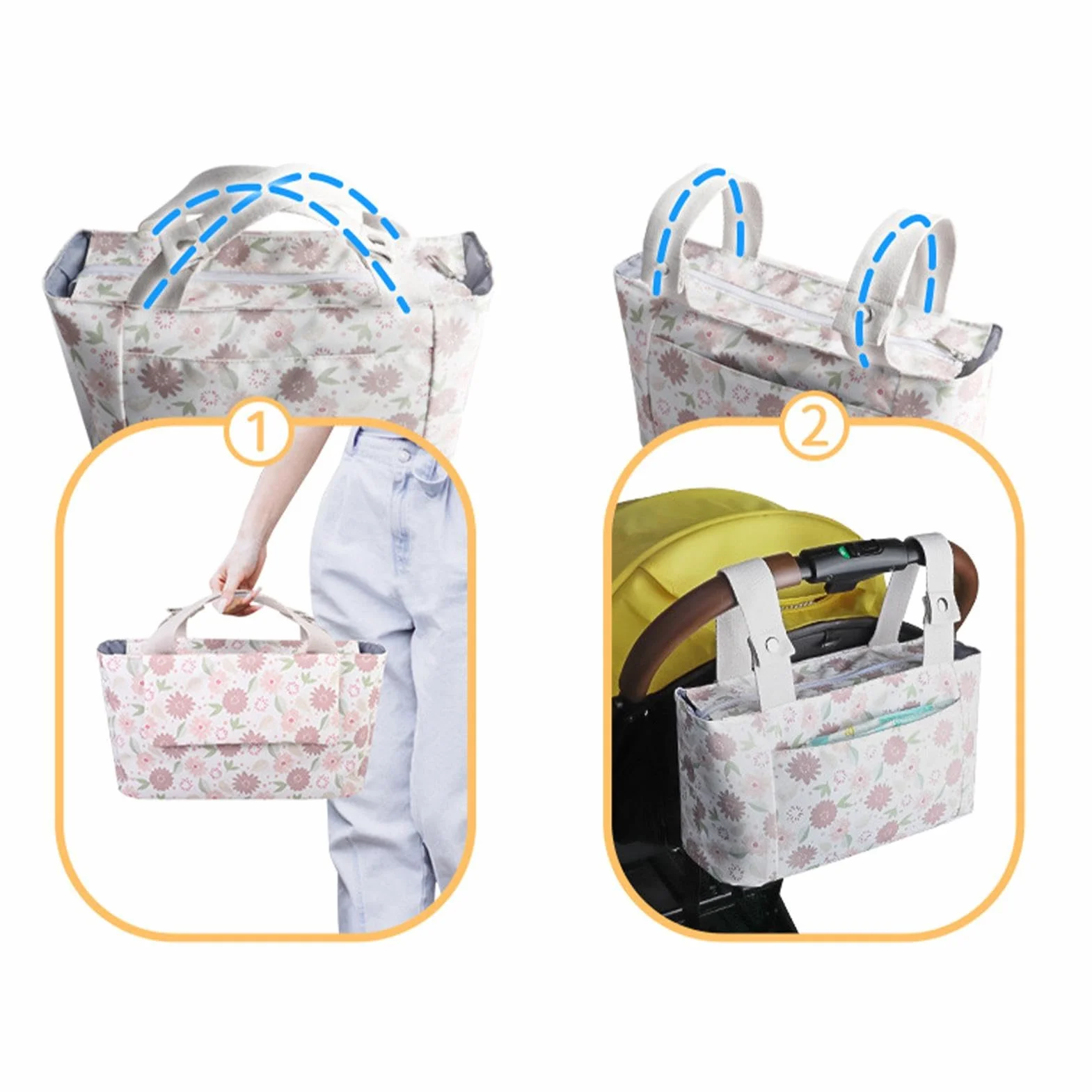 Borsa Di Stoccaggio Dei Passeggeri, Borsa Per Organizzatore Di Passeggini - Attacco Di Archiviazione Passeggino Portatile Di Grande Capacità - Accessori Per Auto Per Bambini, Borsetta Della Mamma Con