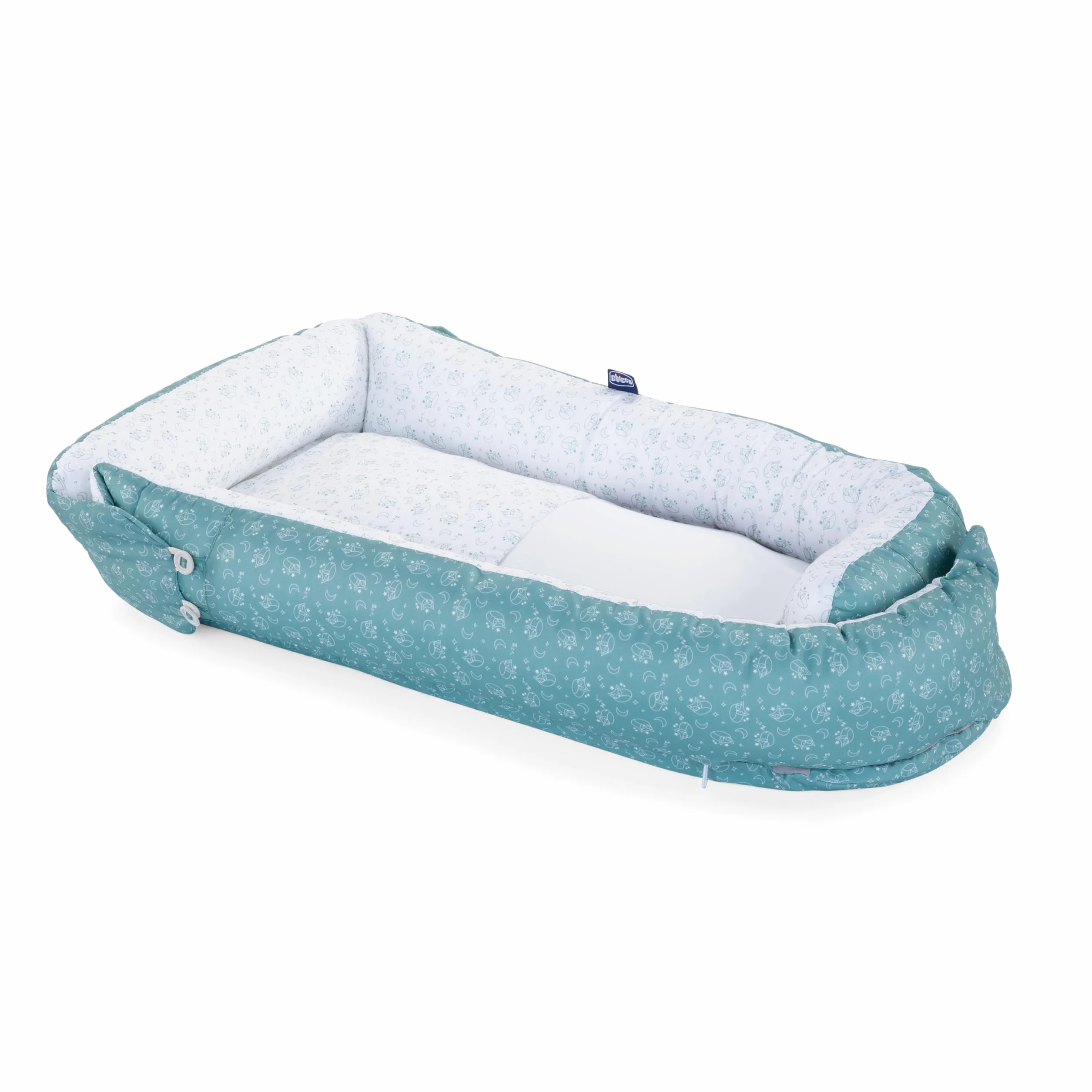 Chicco Mummy Pod, Riduttore Culla e Lettino, Impermeabile e Traspirante, con Speciale Rete 3D e Inserto anti-pipì, Regolabile, con 3 Lunghezze, Lavabile a Mano, Riduttore Neonato, Grigio, Foxy