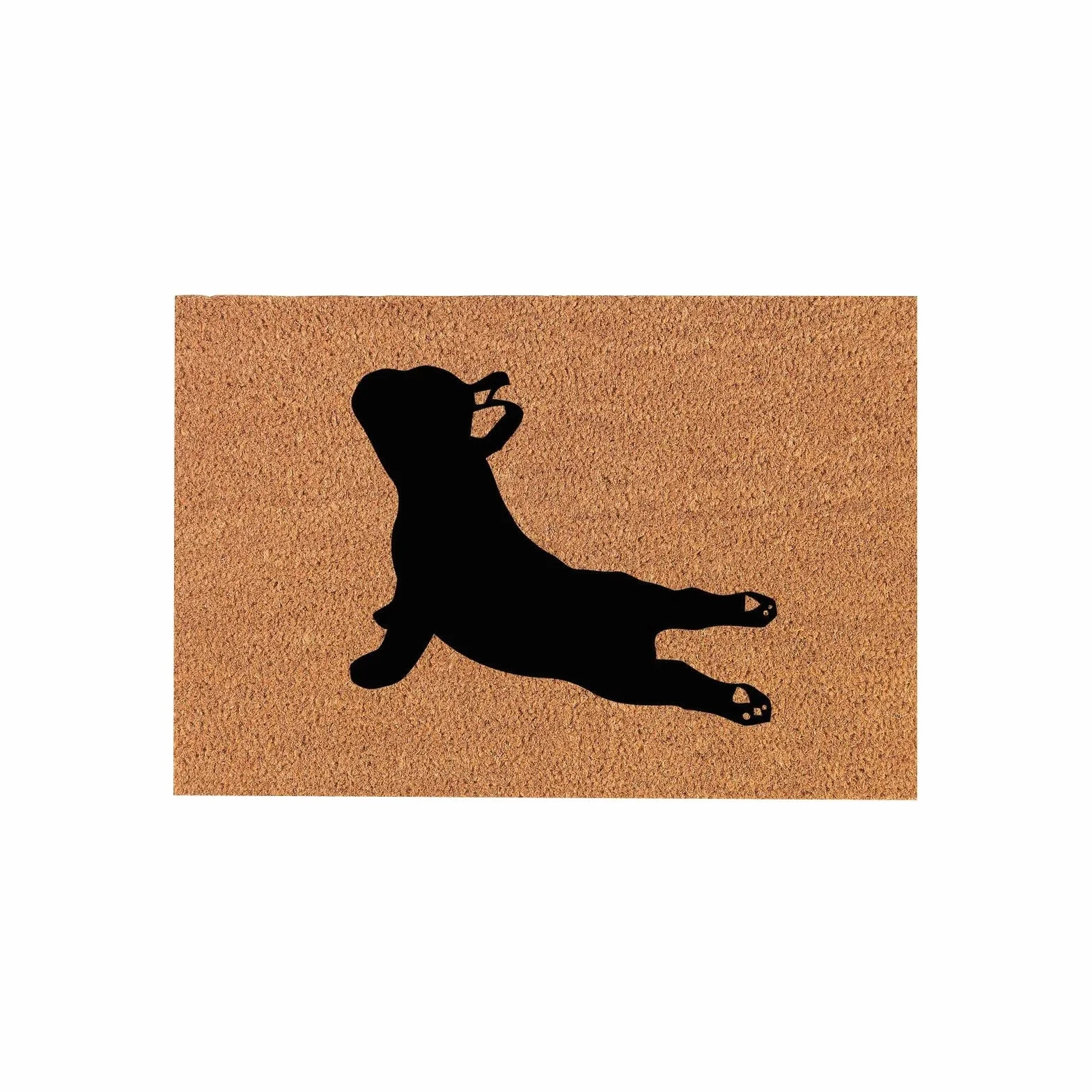 Tappeti da soggiorno Zerbino con bulldog francese Frenchie zerbino amante dei cani diverse dimensioni grande tappetino antiscivolo per esterni (C, taglia unica)
