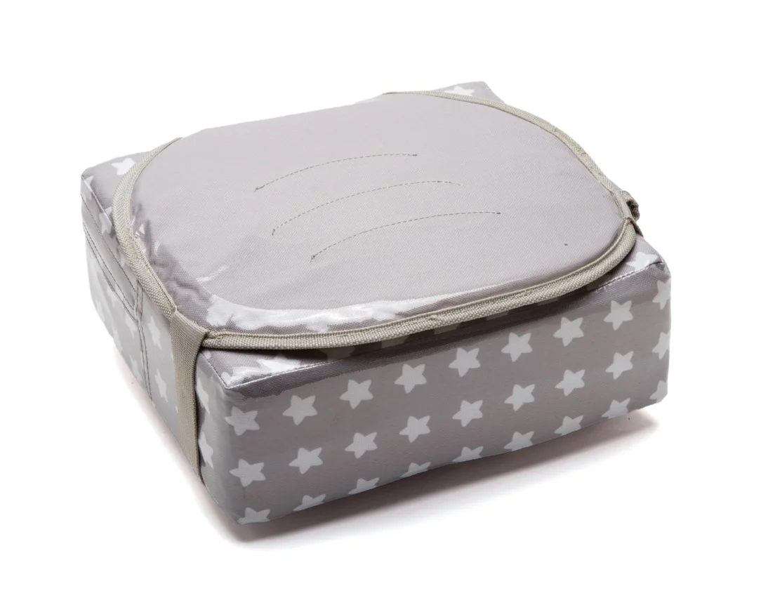 Baby-To-Love Easy Up, seggiolone per neonati, sollevatore per seggiolone, sollevatore Nomade Baby (White Stars)