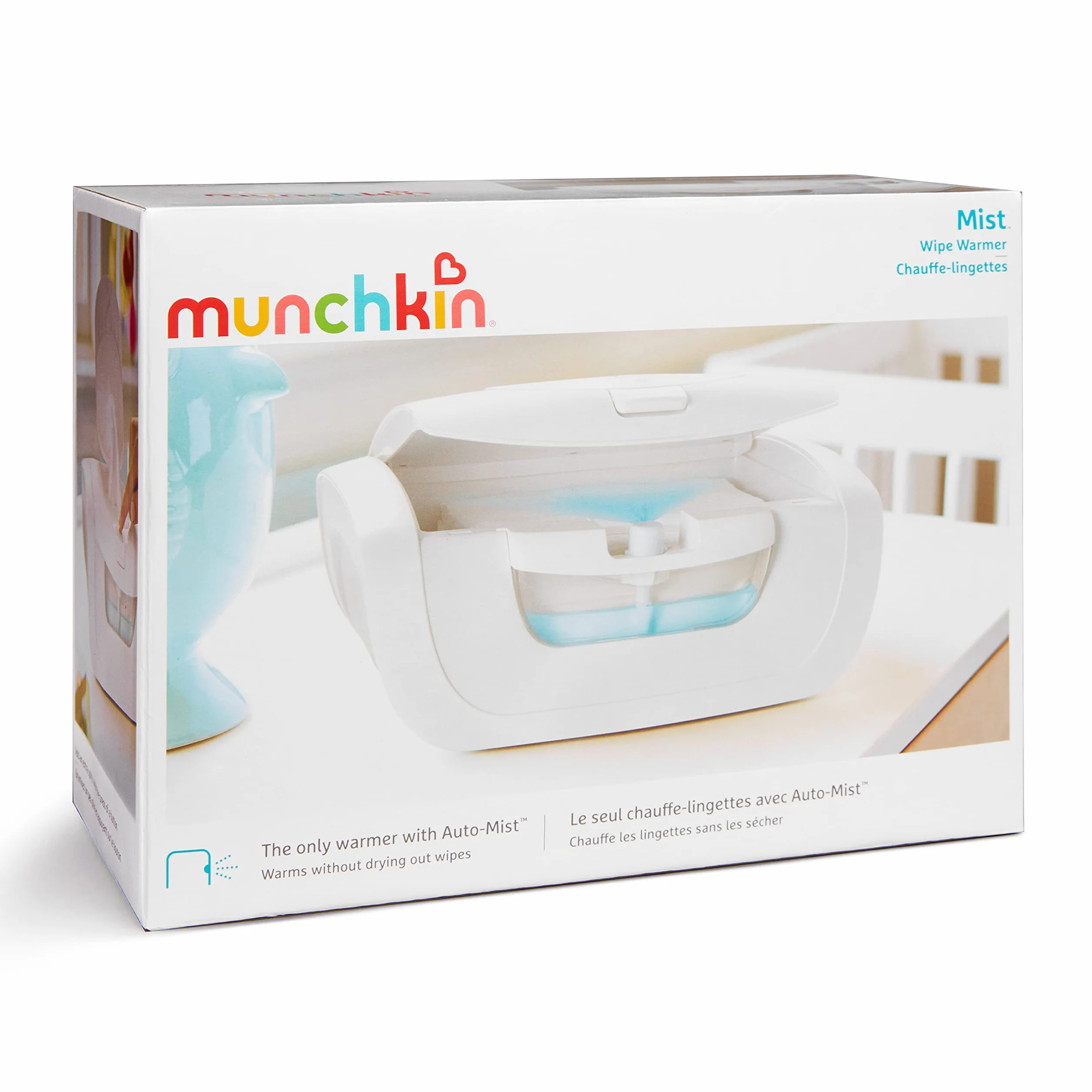 Munchkin Mist Wipe Warmer, bianco