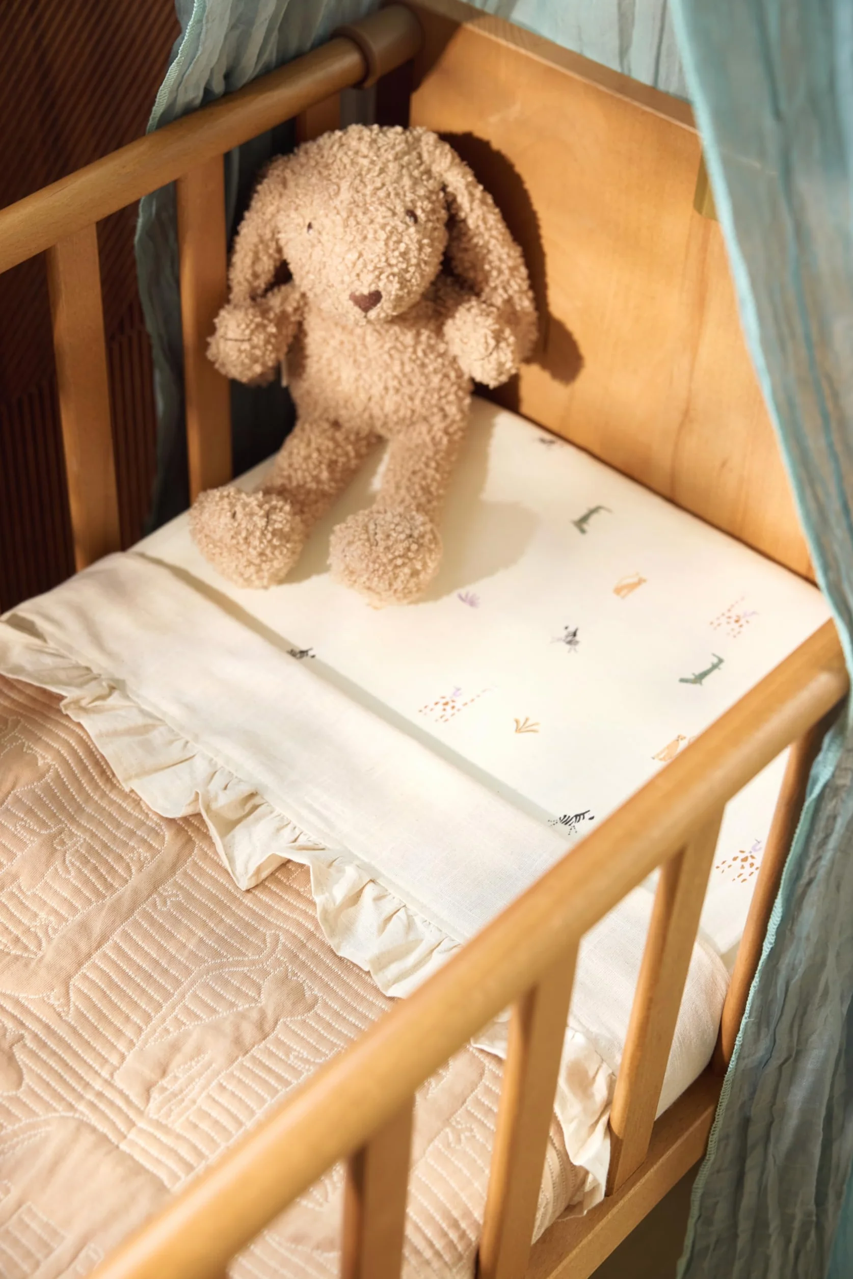 Jollein Lenzuolo con angoli elasticizzati, in jersey, per culle, Jungle Jambo, 40 x 50 x 80 x 90 cm, 100% cotone, certificato Oeko-TEX