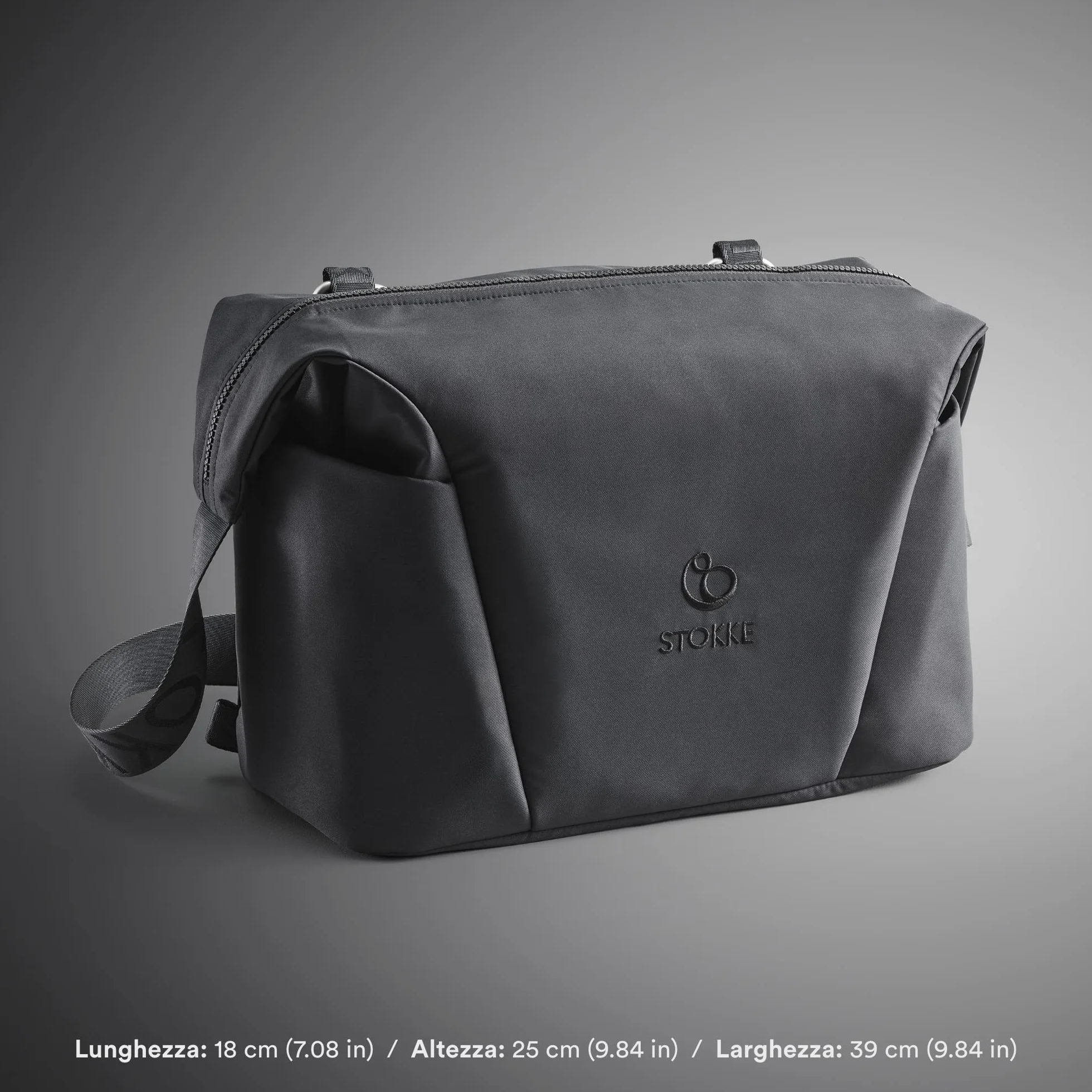 Stokke Borsa per il cambio Xplory X, Ruby Red - Può essere portata a spalla o come zaino - Include un materassino per il cambio pieghevole - UPF 50+, Idrorepellente, Facile da pulire