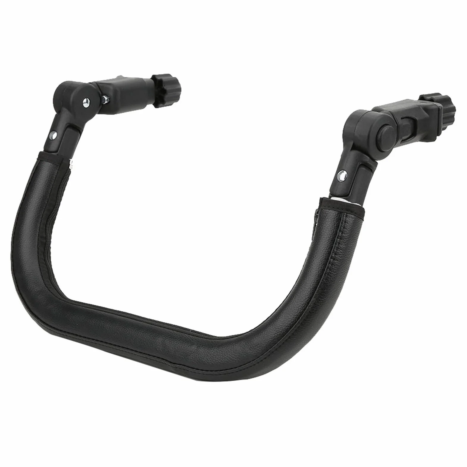 Yctze Barra per Pancia per Passeggino, Bracciolo Universale Regolabile per Passeggino con Rivestimento in Pelle PU, Maniglia per Maniglione Comfort di Sicurezza per Neonati, Ideale per Passeggini,