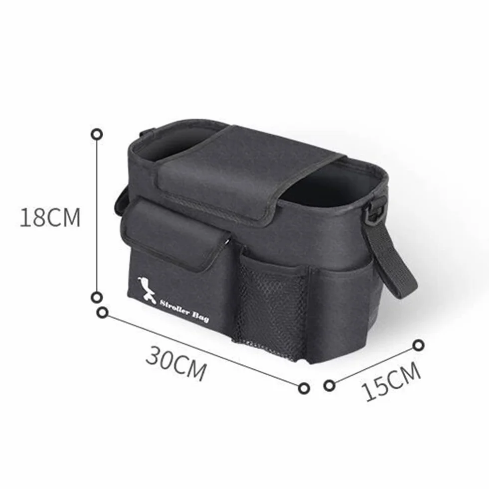 Organizer per Passeggino | Borsa Porta Passeggino Antiscivolo,Borsa Trolley da Appendere per Bambini Compatibile con la Maggior Parte degli per passeggini di Grande capacità