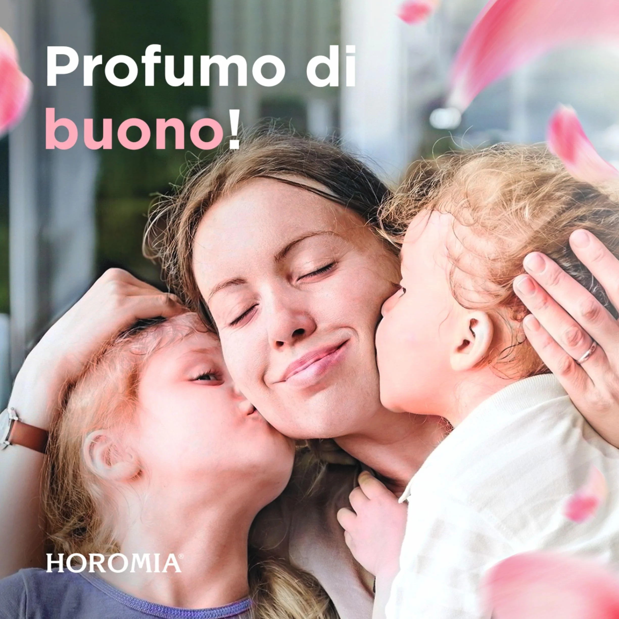 HOROMIA Horotwins Profuma Bucato 250ml e Deo Tessuti Spray 250ml - Confezione Regalo Baby Talco