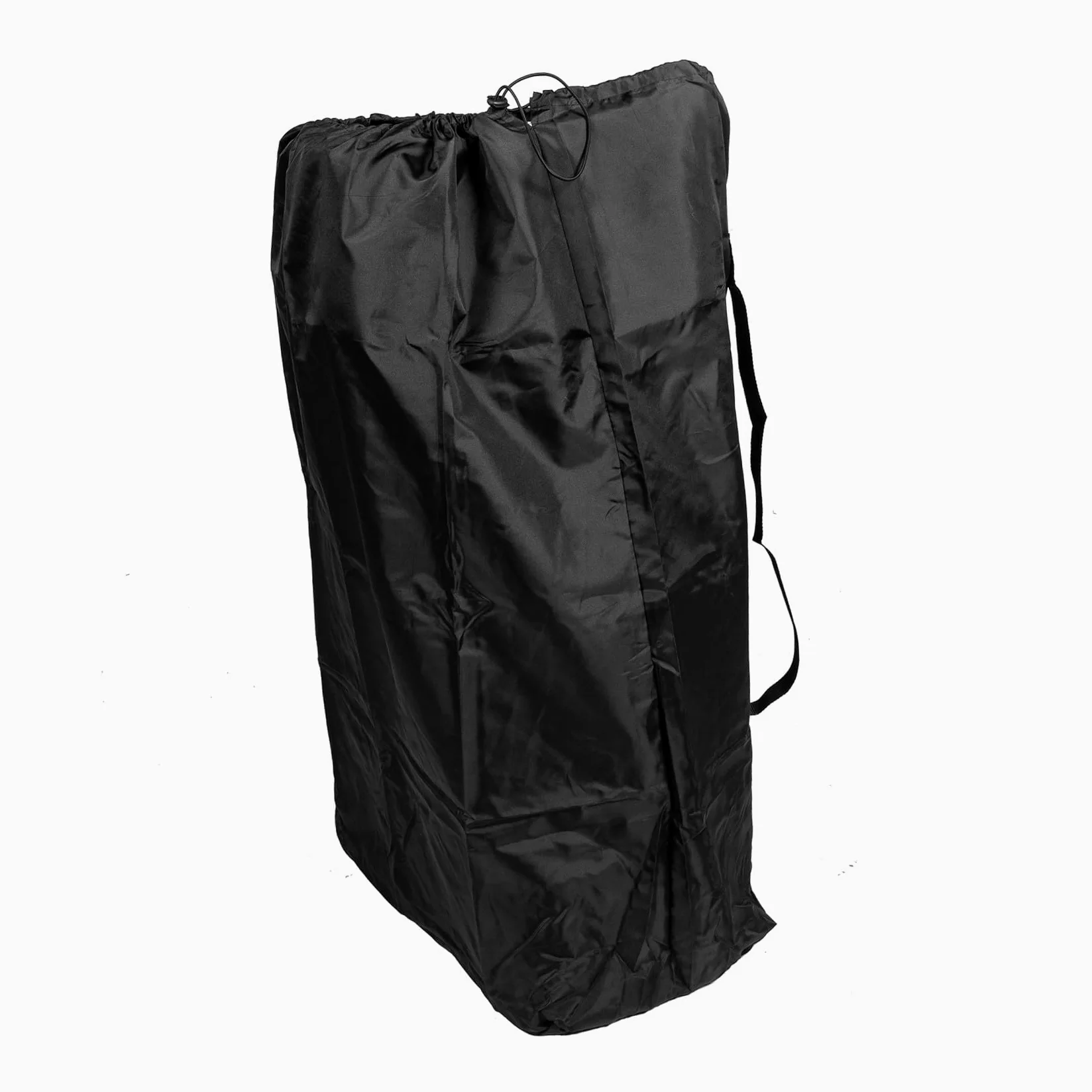 Borsa per Passeggino da Viaggio in Nylon Nero, per Aereo | Due Spallacci Cuciture Rinforzate Chiusura Coulisse Bloccabile per Uso in Viaggio