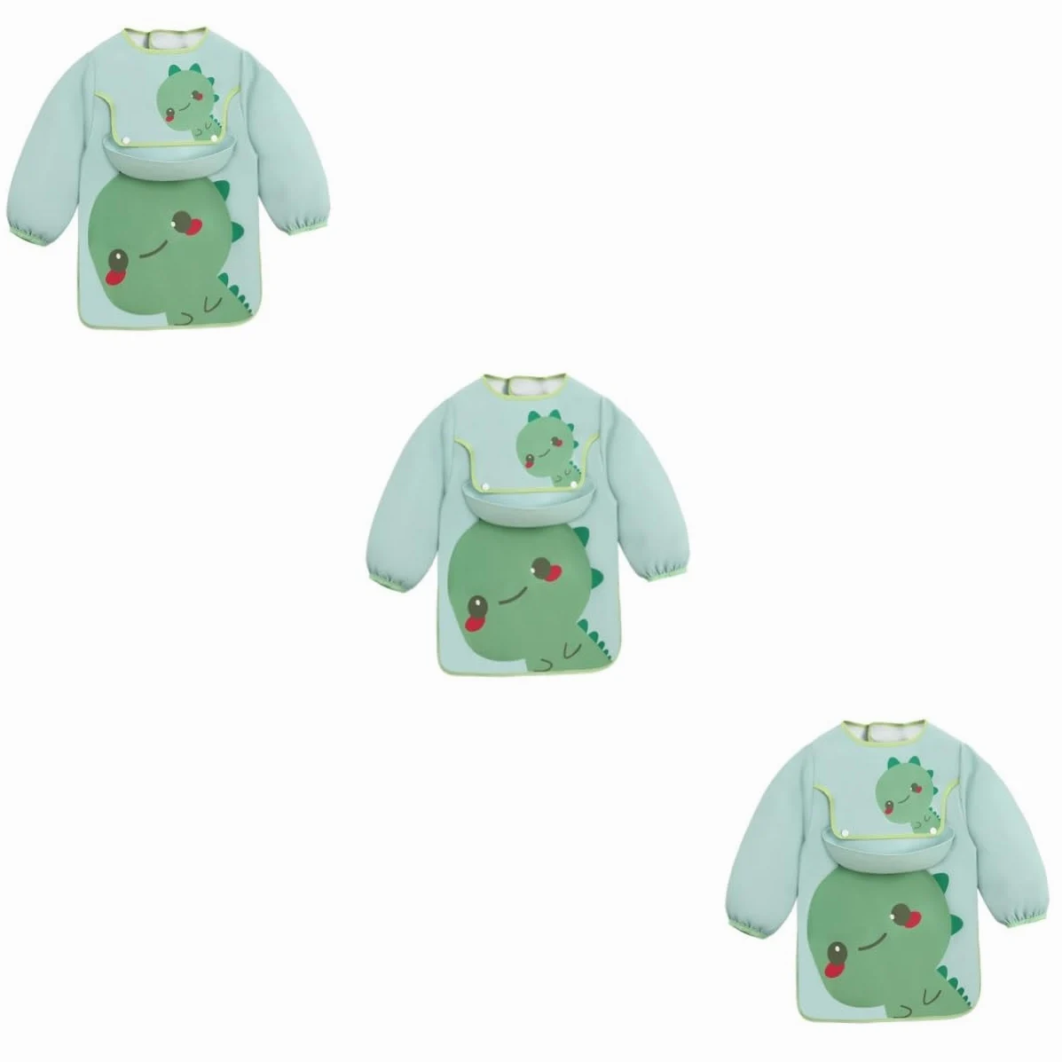 VICASKY Bavaglino Bavaglini Per i Più Piccoli Grembiuli Per Bambini Dei Cartoni Animati Bavaglini Impermeabili Camice Infantile Per Mangiare Bavaglini Per Neonati Pettorali Poliestere