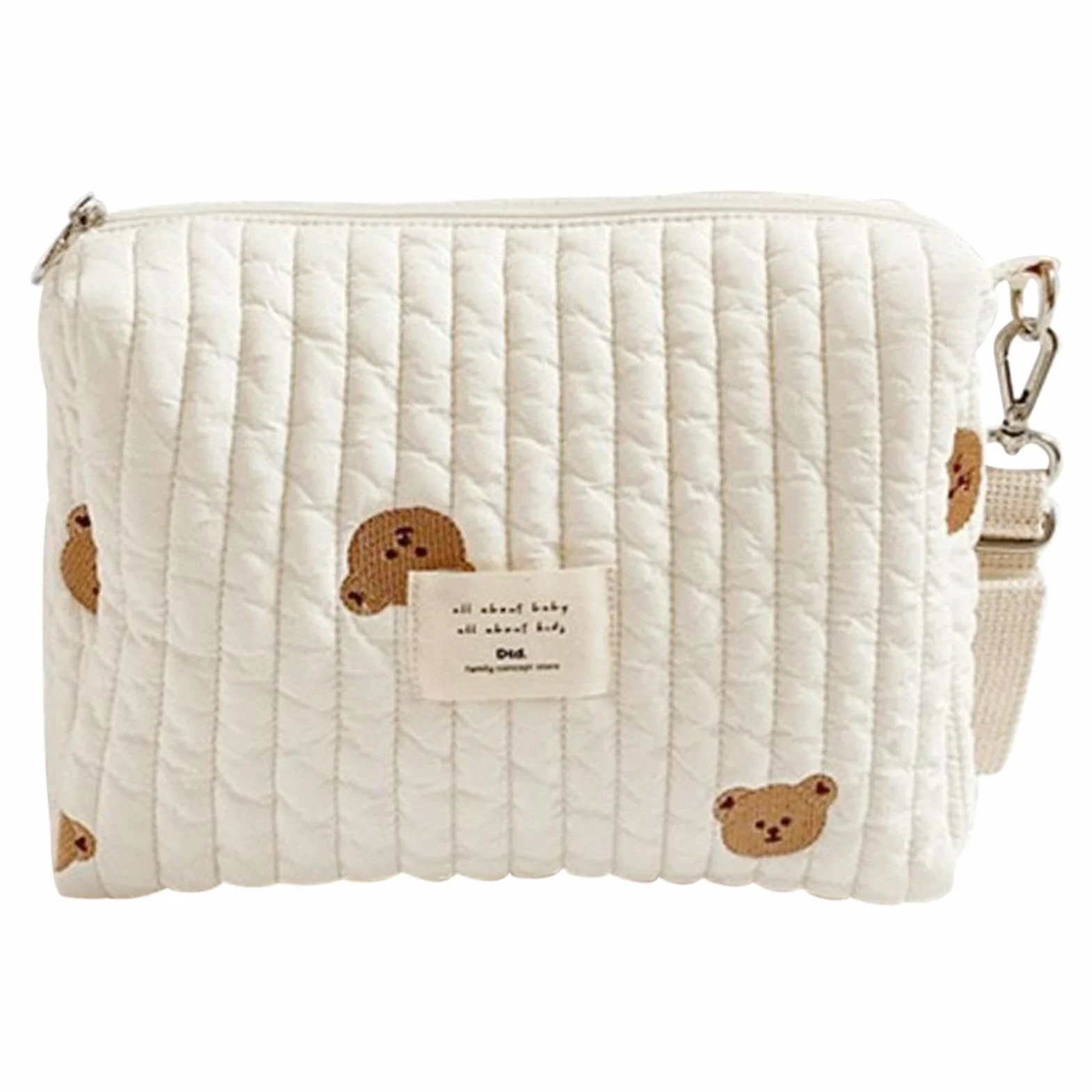Borsa Per Pannolini Portatile Universale Per Bambini, Organizer Per Passeggino Facile Da Pulire, Grande Capacità, Tasca Con Cerniera, Riutilizzabile