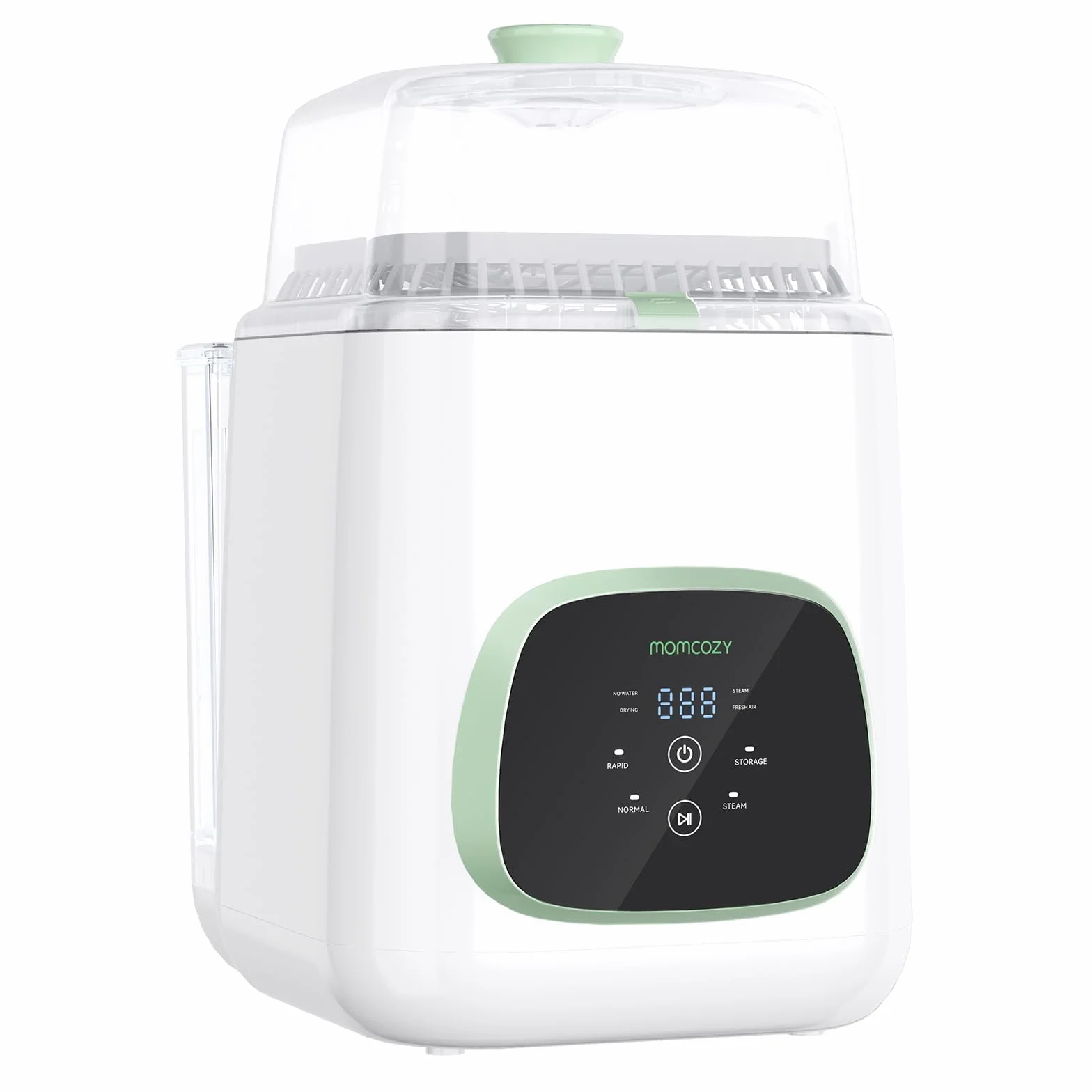 Momcozy KleanPal Pro Lavabiberon elettrico per biberon 3-in-1: lavaggio, sterilizzazione e asciugatura per biberon, parti del tiralatte, tettarelle – Dispositivo all-in-one per la cura del neonato
