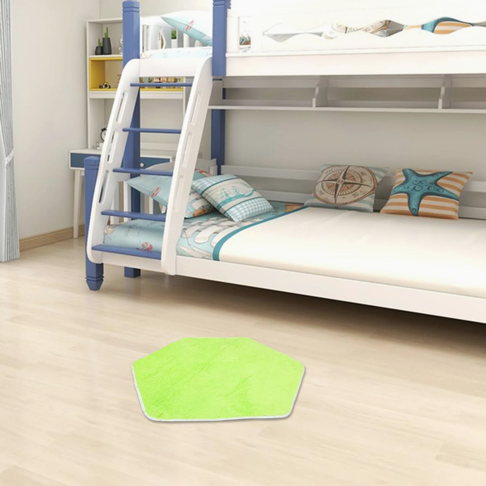 Tappeto Esagonale Morbido in Velluto per Bambini, Protegge la Pelle Delicata, Adatto a Camerette e Soggiorni, Tappetino Gioco Play Mat Innovativo per Neonati e Bambini