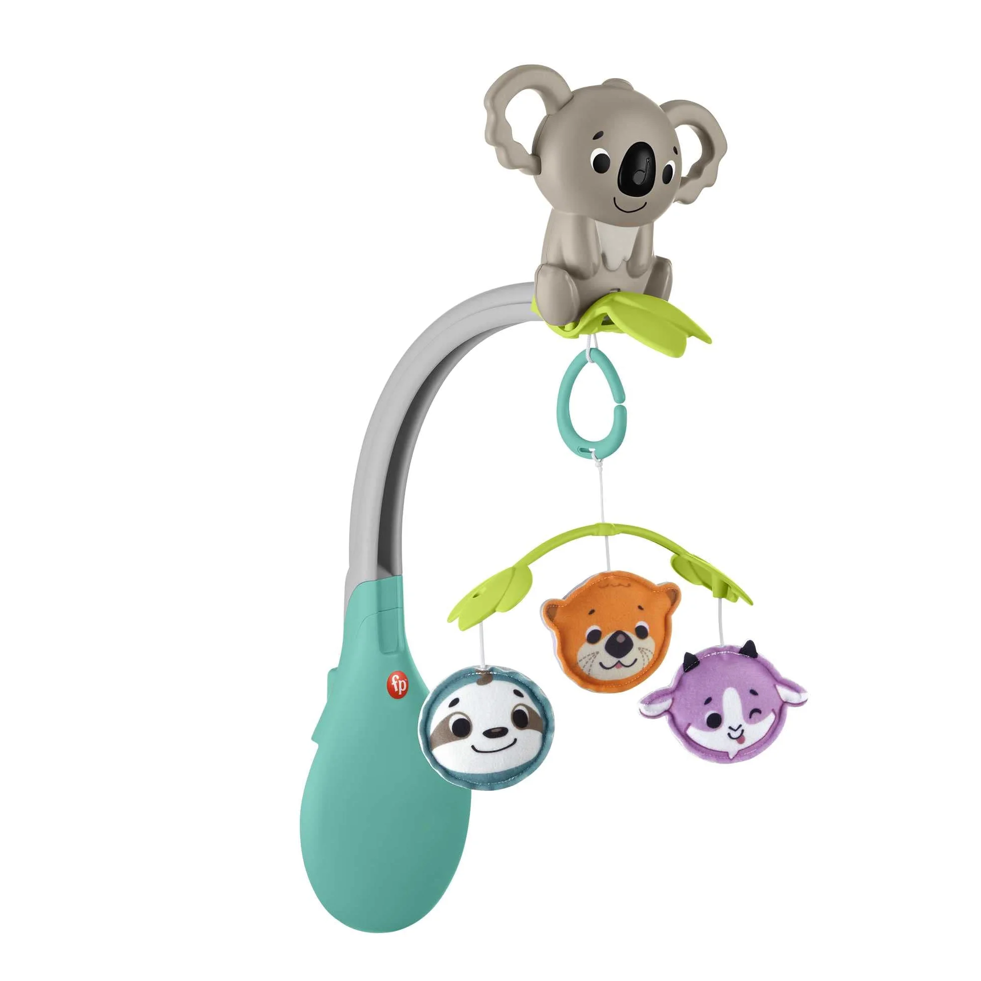 Fisher-Price - Giostrina Gioco e Relax 3-in-1, Include Un tenero Koala e 3 Giocattoli a Due Lati da Appendere, per culle, passeggini e da Portare a Passeggio, Giocattolo per Bambini, 0+ Anni, HGB90