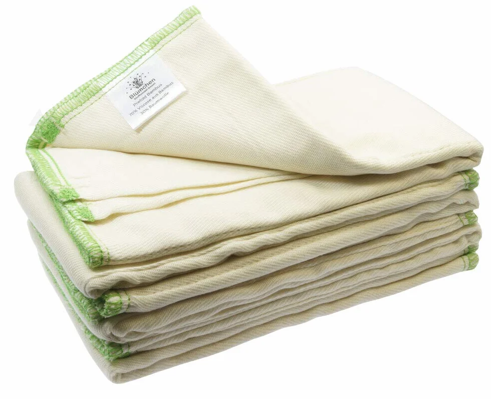 Blümchen Pannolini di stoffa Prefold 6 pezzi cotone biologico