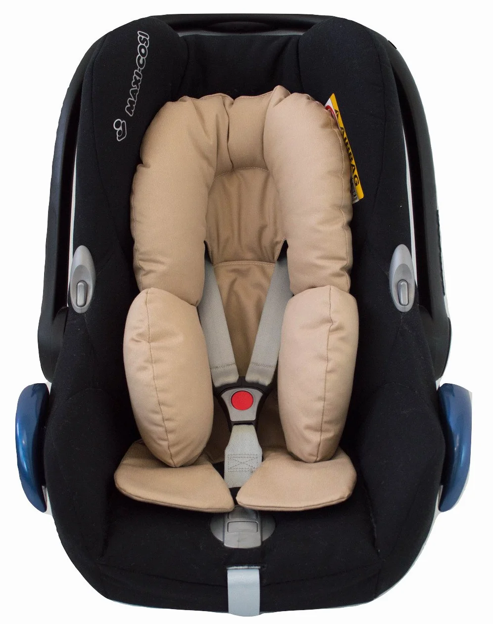 Riduttore universale REVERSIBILE per maxi cosi, gruppo 0, il seggiolino auto o il passeggino. Disponibili in vari modelli e colori. (Basic Camel)