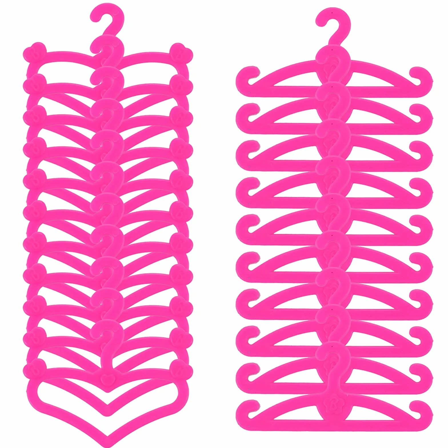 Miunana Accessori 20 Appendini Grucce alla Moda per 11.5 Pollici 28-30 CM Bambola