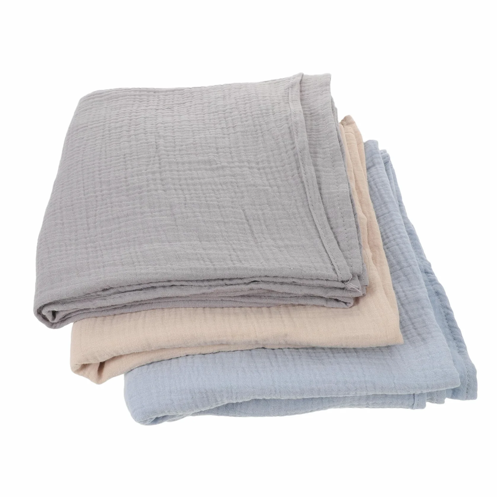 YARNOW 3 Pezzi Coperta Ragazzo Ragazza in Mussola Avvolgente Traspirante per Bambina Morbida Coperta Avvolgente per Sonno e Bagno Delicato per Sensibile