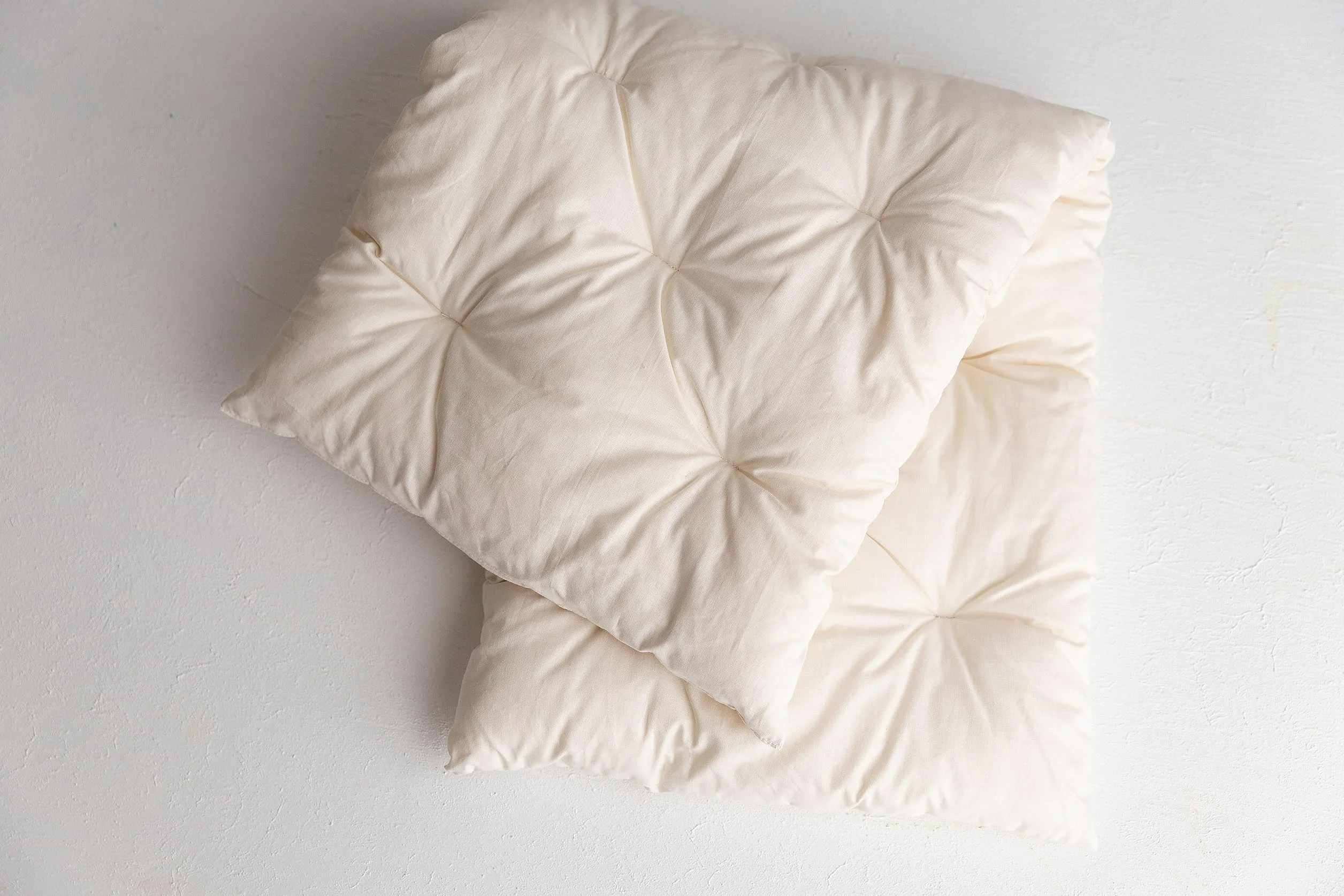 Generisch Materasso per culle a molle in 100% lana di pecora, traspirante e termoregolante, confortevole per neonati, rivestimento igienico, su misura e naturale, circa 80 x 30 x 4 cm