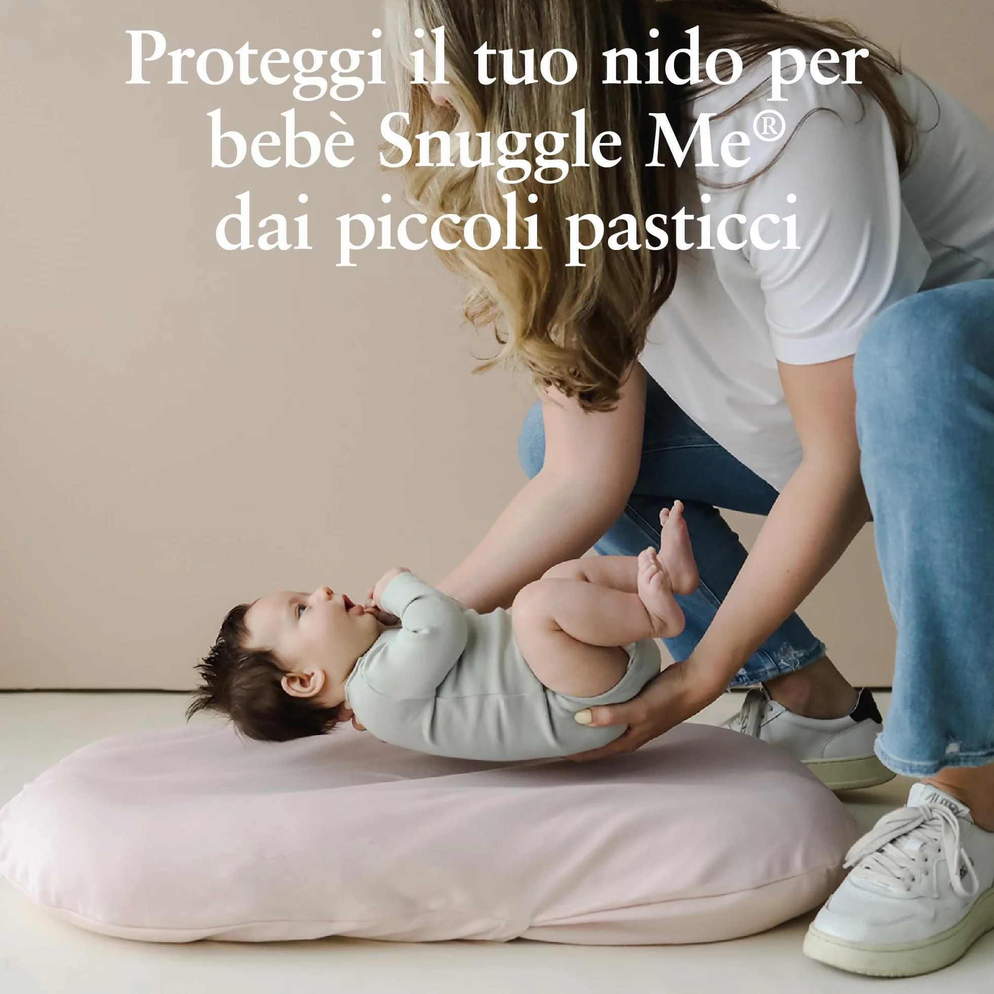 Fodera per Snuggle Me® Nido Neonato - Fodera per Culla per Neonati in Cotone Biologico di Alta Qualità, Lavabile in Lavatrice e Morbidissima