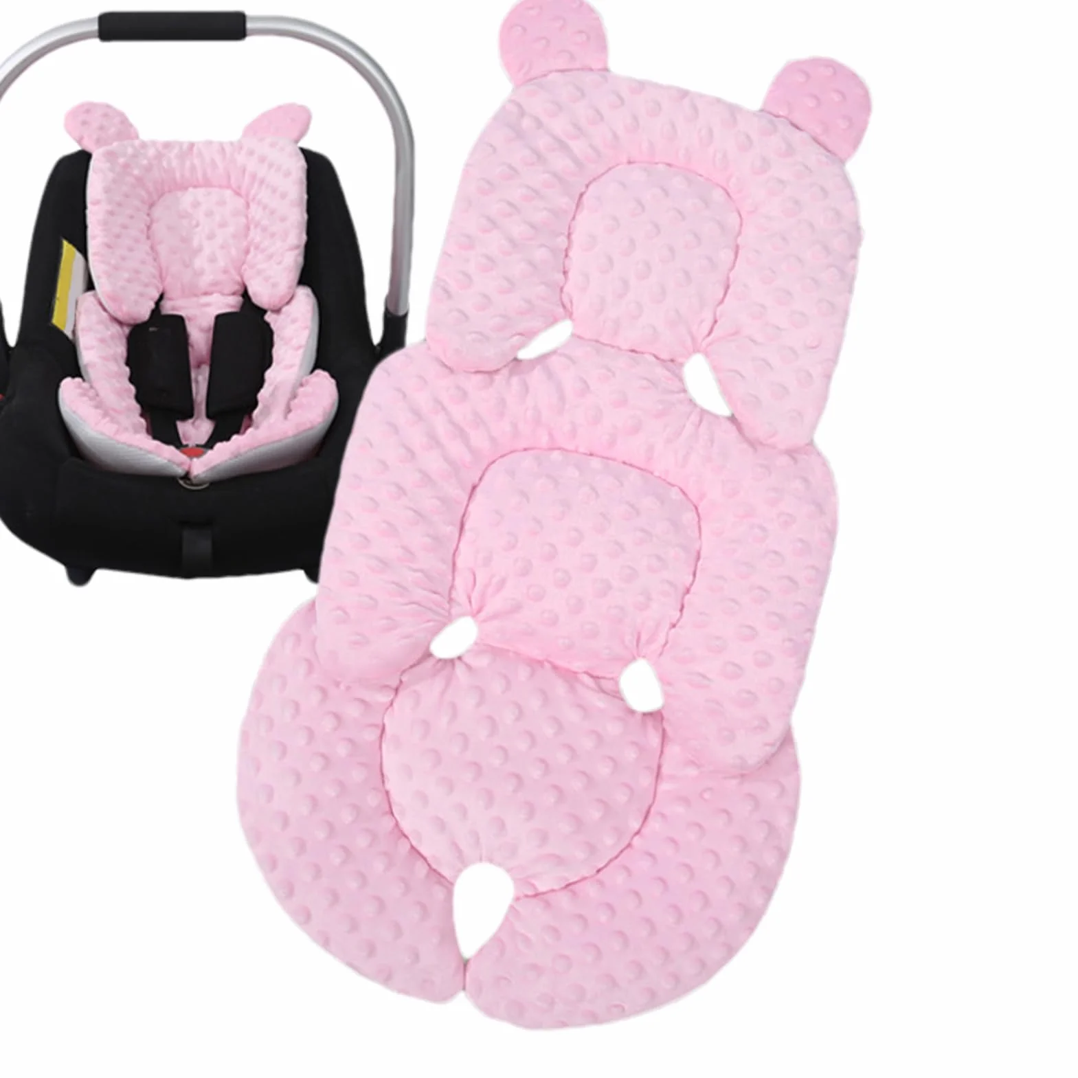 Materassino Universale Per Passeggino - Materassino Reversibile Per Passeggino, Traspirante Fodera Per Passeggino In 100% Cotone, Cuscino Bifacciale Per Seggiolino Auto E Passeggino Per L'estate