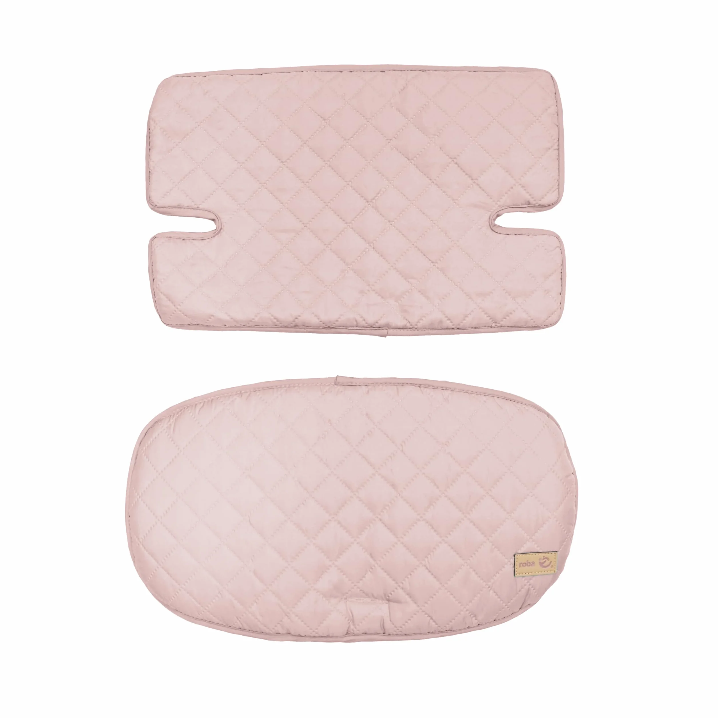 roba Cuscino Riduttore roba Style per Seggiolone, 2 Pezzi, per Modelli Sit Up, Impermeabile, Antimacchia, Universale, Imbottito, con Fodera, Rosa