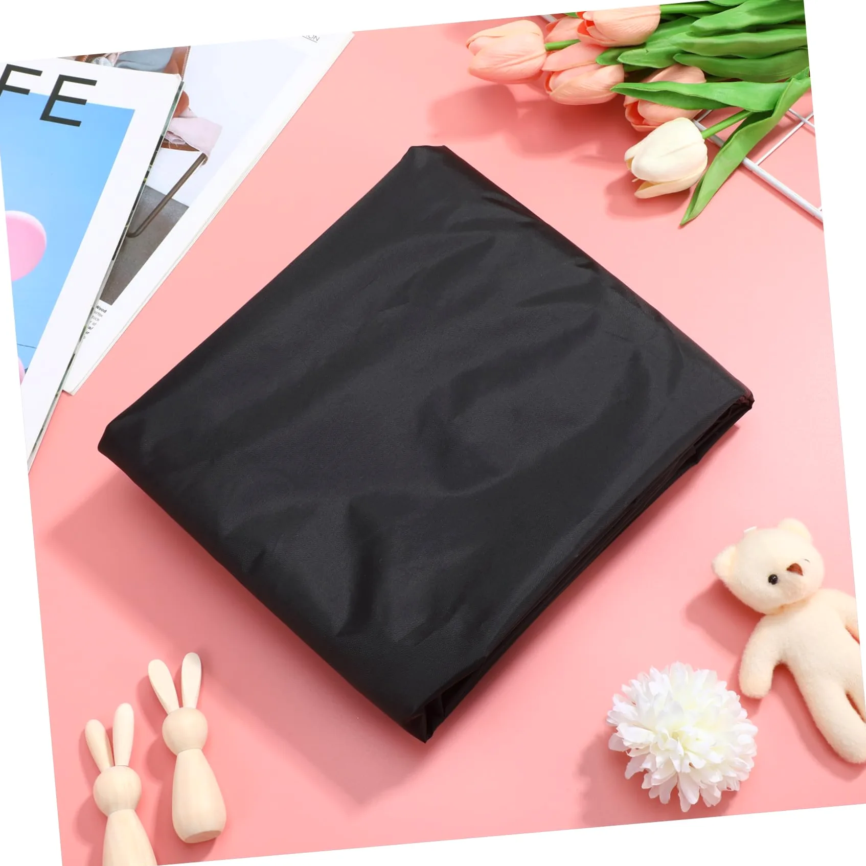 Borsa da Viaggio per Passeggino Nero in Nylon, per Aereo | Doppie Spalline, Chiusura a Coulisse Bloccabile, Cuciture Rinforzate per Tratte e Trasferte