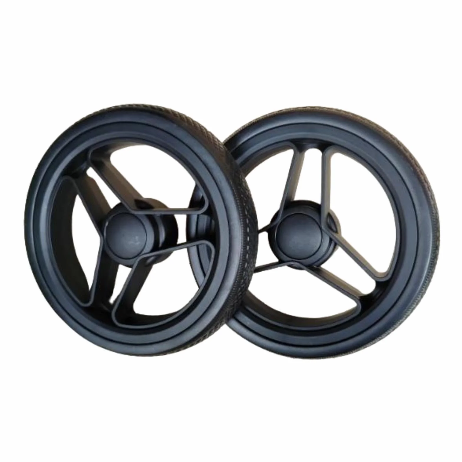 Amagogo Pneumatici per Passeggino 18/18,4 cm, Ruota Antiscivolo Facile da Installare Accessori per Ruote, Pneumatico per Passeggino, Carrello, Scooter Elettrico, 2 Pneumatici Posteriori, 18.4 Cm