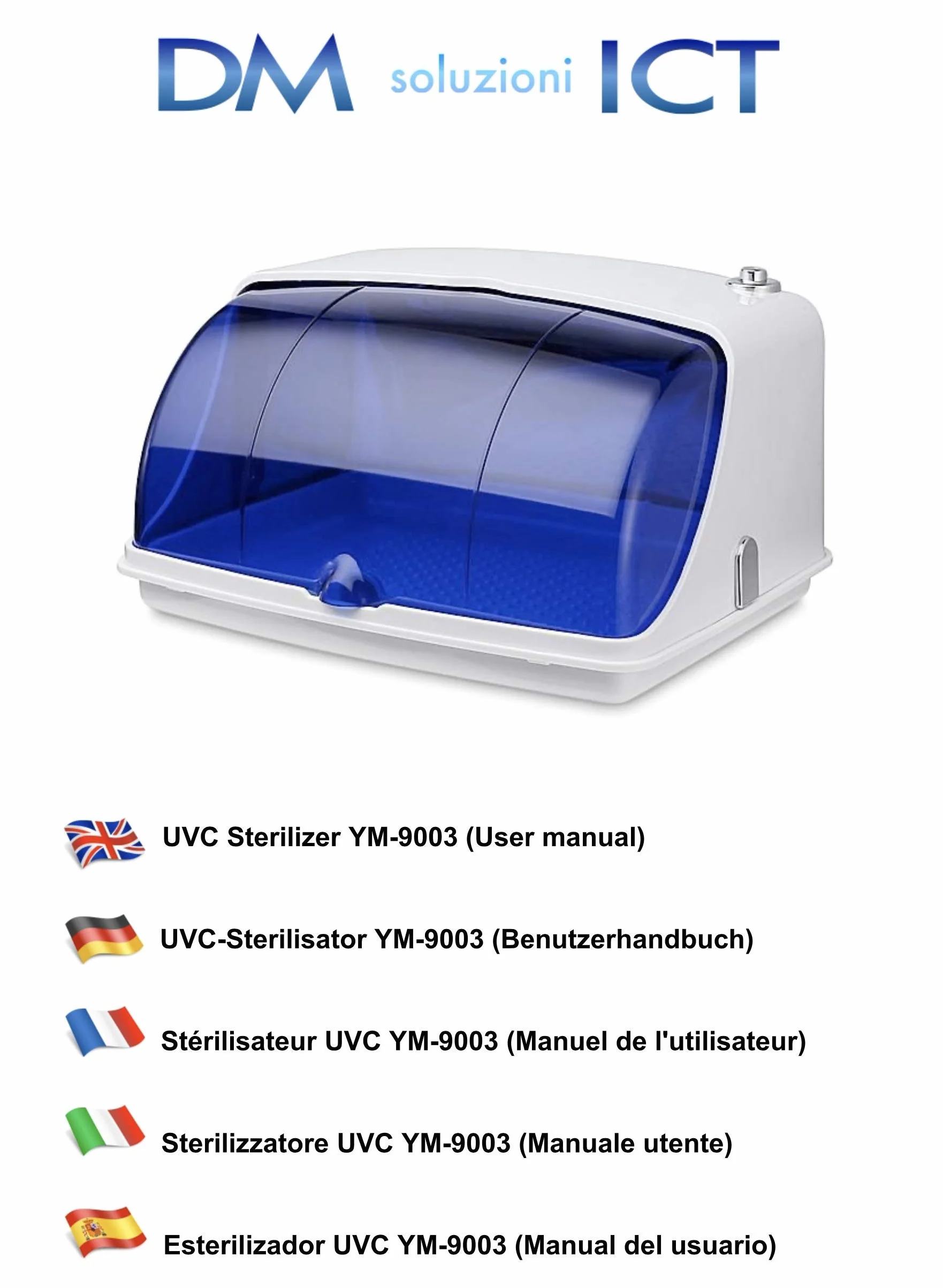 Sterilizzatore UV a raggi ultravioletti e ozono, professionale, ampia capacità, UV-C + O3, certificato CE