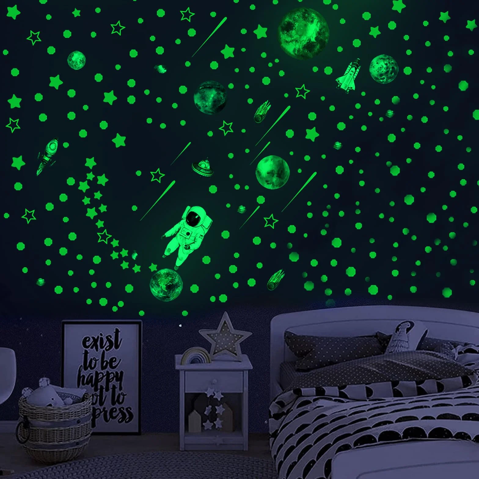 Stelle Fluorescenti Adesive Soffitto 849 Pezzi Stelline Luminose Per Cameretta Soffitto Bambini Stelle Adesive Fluorescenti Stelle Fluorescenti Adesive Per Cameretta Decorazione Per Bambino