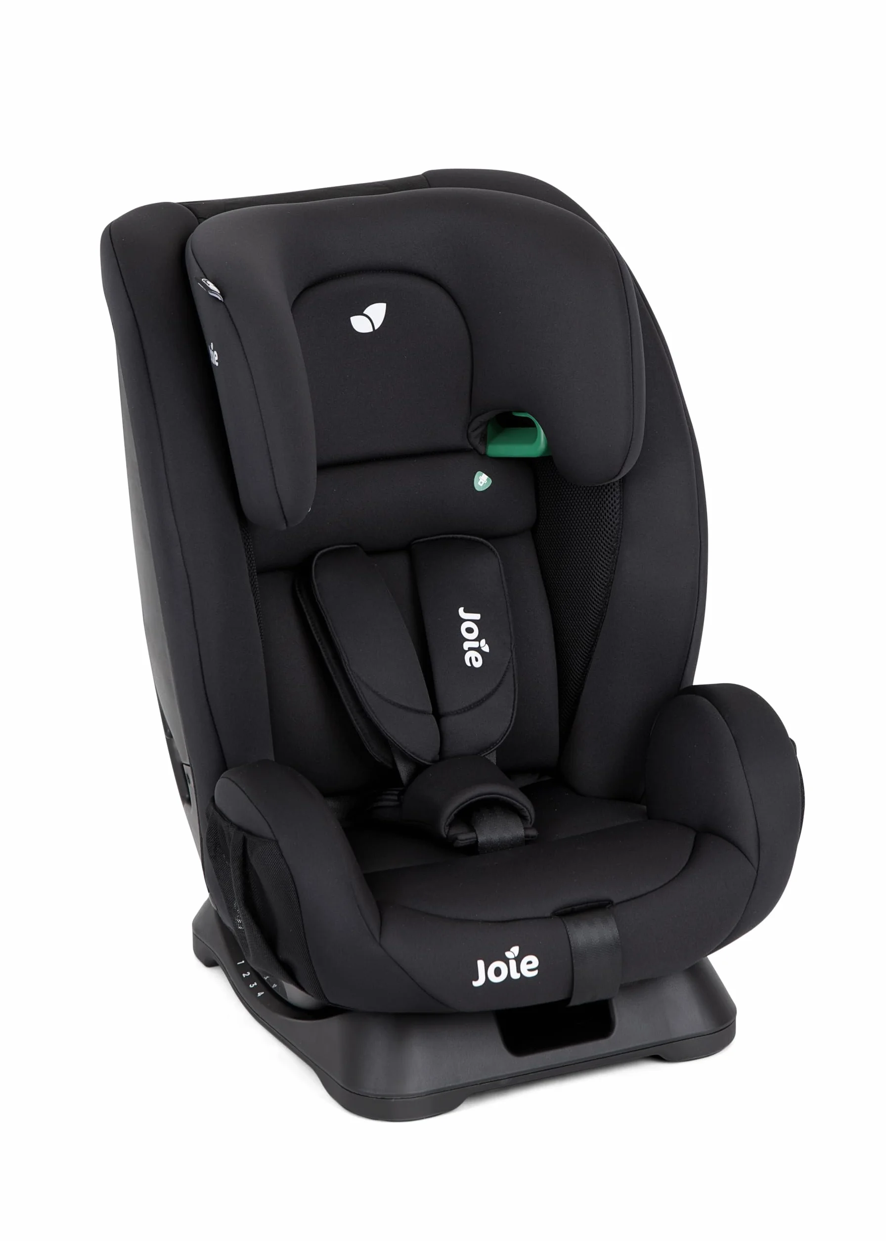 Joie fortifi™ R129 seggiolino auto i-Size, nel senso di marcia, 4 posizioni di reclinazione, installazione con cintura semplice, poggiatesta GrowTogether™ – da 15 mesi a 12 anni (76–145 cm), Shale
