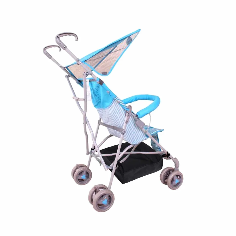 Cestino inferiore per passeggino per bambini, borsa portaoggetti con corde in tessuto Oxford universale di grande capacità per accessori (nero)(nero)