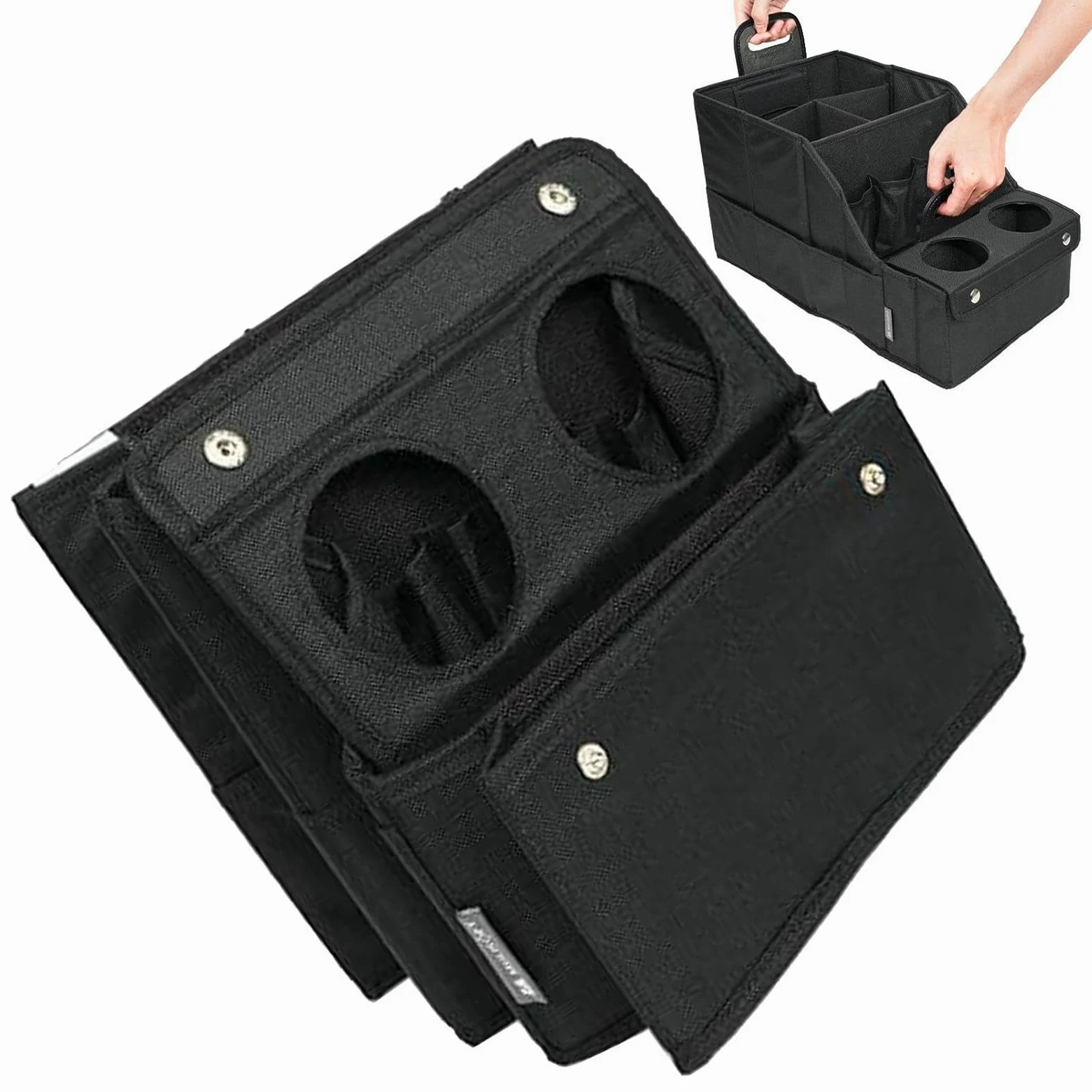 Organizzatore per seggiolino auto – Organizer per schienale per seggiolino | auto, organizzatore di sedili multi-compartimento | Organizzatore per sedile posteriore auto con 4 scomparti
