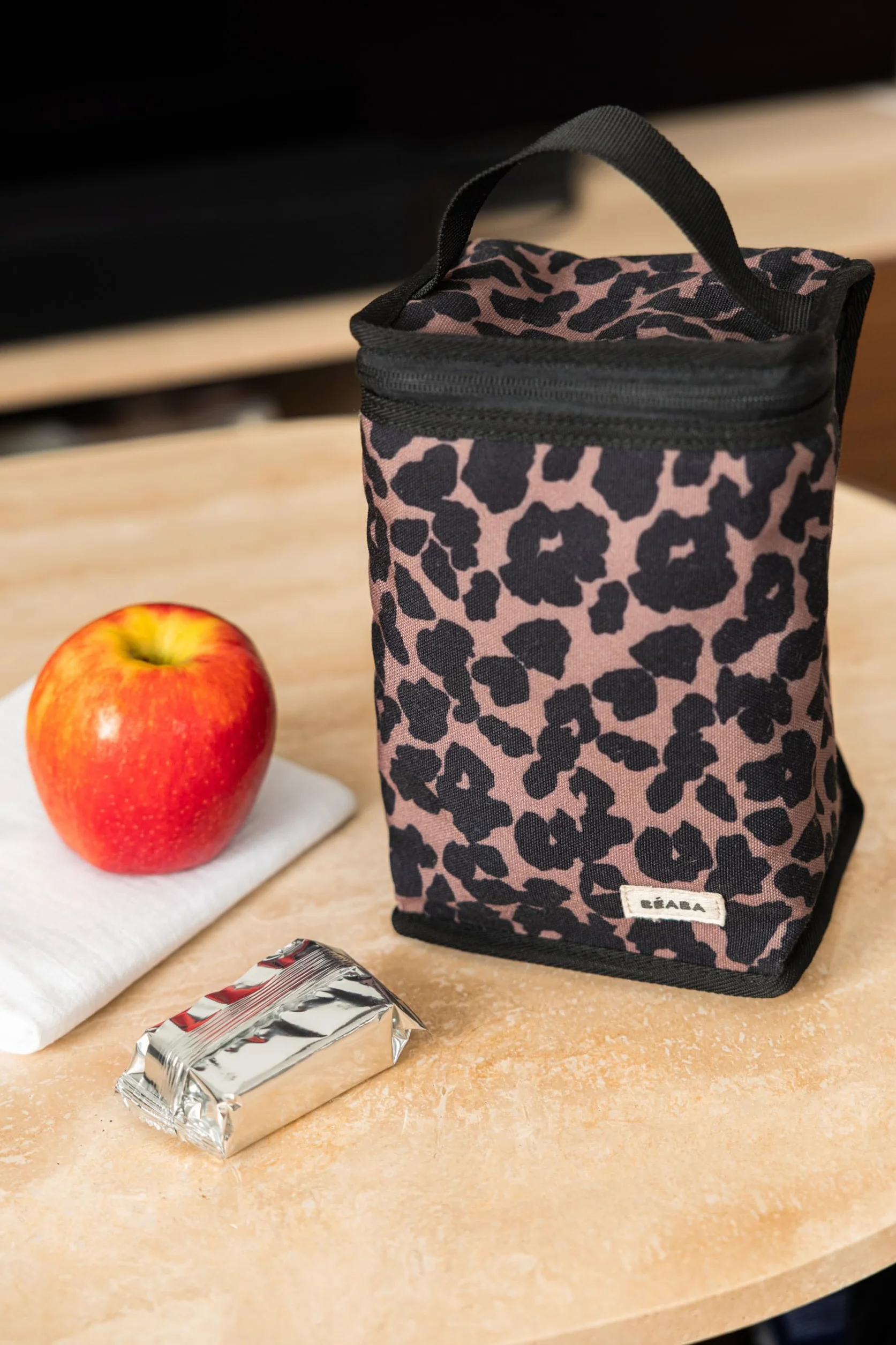 BÉABA - Borsa Termica Portapasto per Neonati, Contenitore Molto Capiente, Tasca per Biberon, Borsa per Trasportare Pasti Completi, Pieghevole, Materiale Morbido e Impermeabile