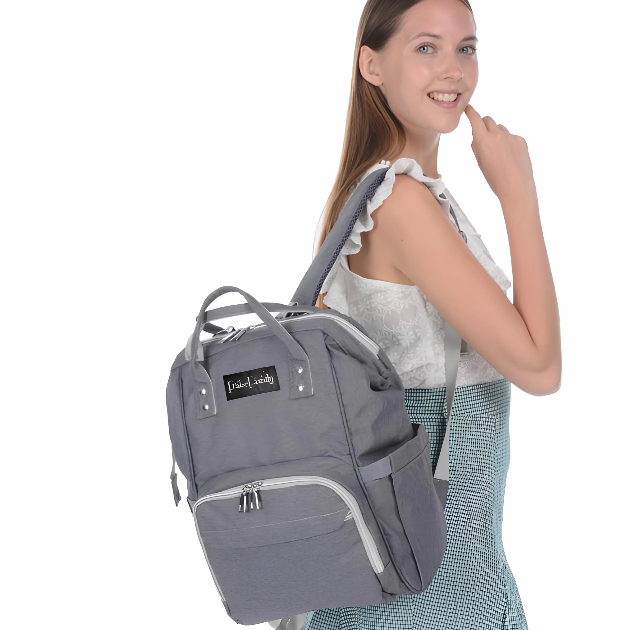 Zaino Fasciatoio, Borsa Mamma Multifunzione, Grande Capienza, Oxford