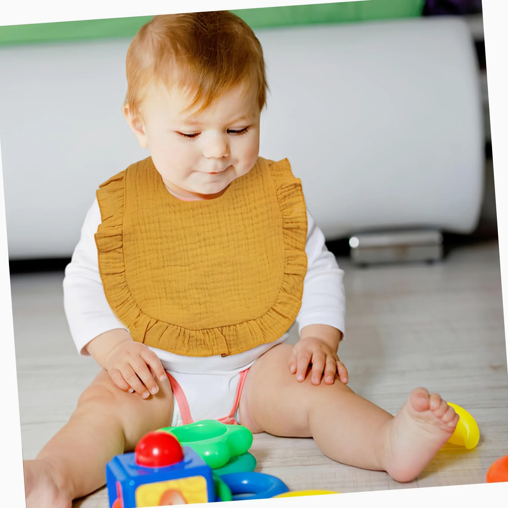 VALICLUD 12pezzi Bavaglini Per Muslin Bavaglini Assorbenti Per e Unisex Design e Chiusura Morbidi e Facili