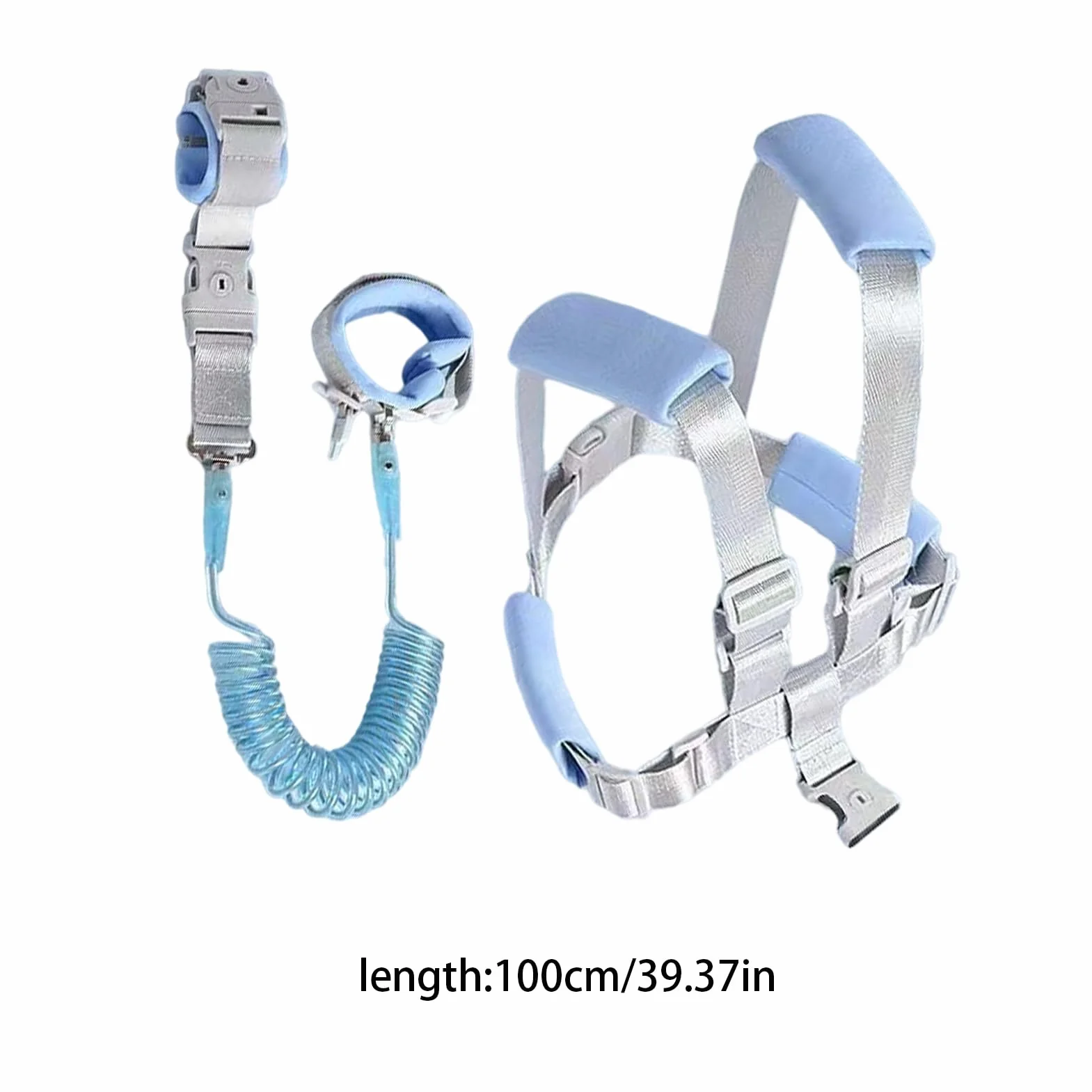 Imbracatura Di Sicurezza Per Bambini - Si Al Buio 3 1 Imbracature Per Bambii Con Guinzaglio, Cinturini Per Polsi | Cinture Anti-smarrimento Per L'assistente Alla Camminata Del Bambino. Il Br