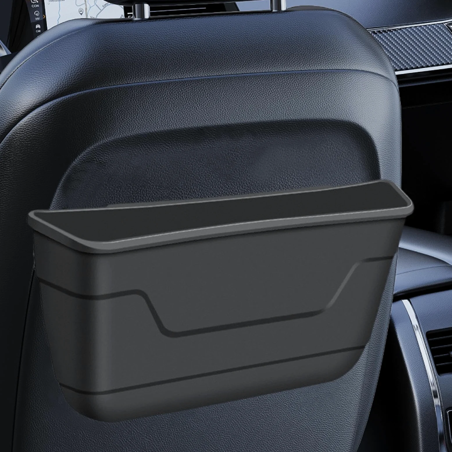 Scatola Portaoggetti Per Sedile Auto Posteriore Cestino | Scatola Portaoggetti Multifunzionale Per Sedile Posteriore Auto Per Viaggi, Gite Stradali, Uso Quotidiano E Pendolarismo