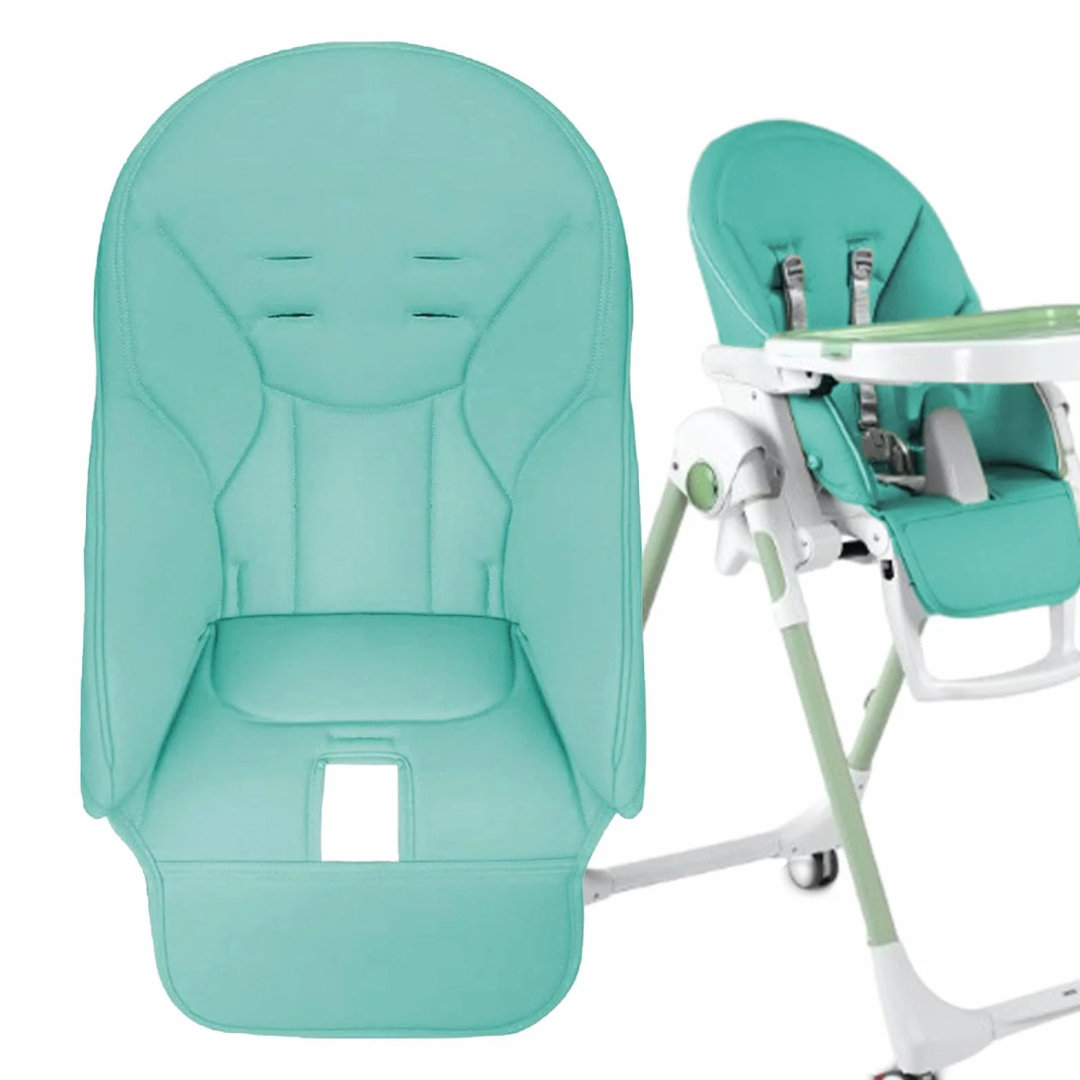 Cuscino Per Seggiolone - Fodera Per Sedia Da Pranzo Per Bambini | Fodera Per Cuscino Per Seggiolone | Copriseggiolone Universale | Copri Seggiolone Pappa | Coprisedia Per Seggiolone Per Peg-Perego