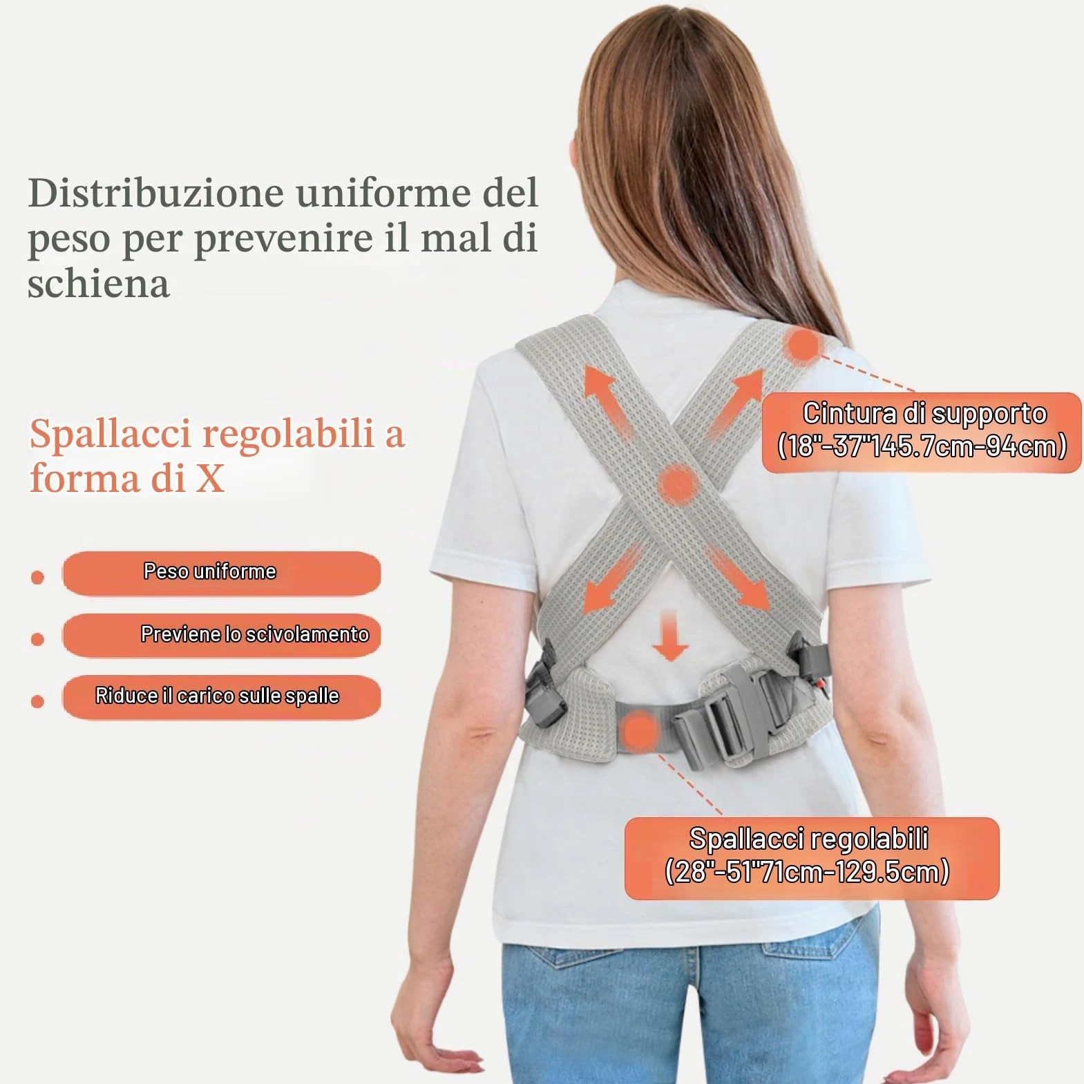 IULONEE Ergonomico Marsupio per Neonati Regolabile Porta Bebè Portabebè per Neonato Baby Carrier Wrap Confortevole Bambini marsupio per Toddler Bebè Neonato Grigio