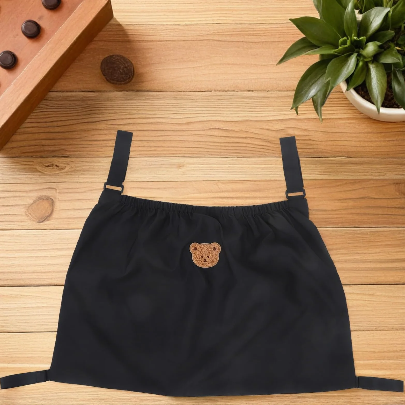 KOMBIUDA per passeggino cesti appesi sacca passeggino per pannolini organizer stoccaggio nylon Nero