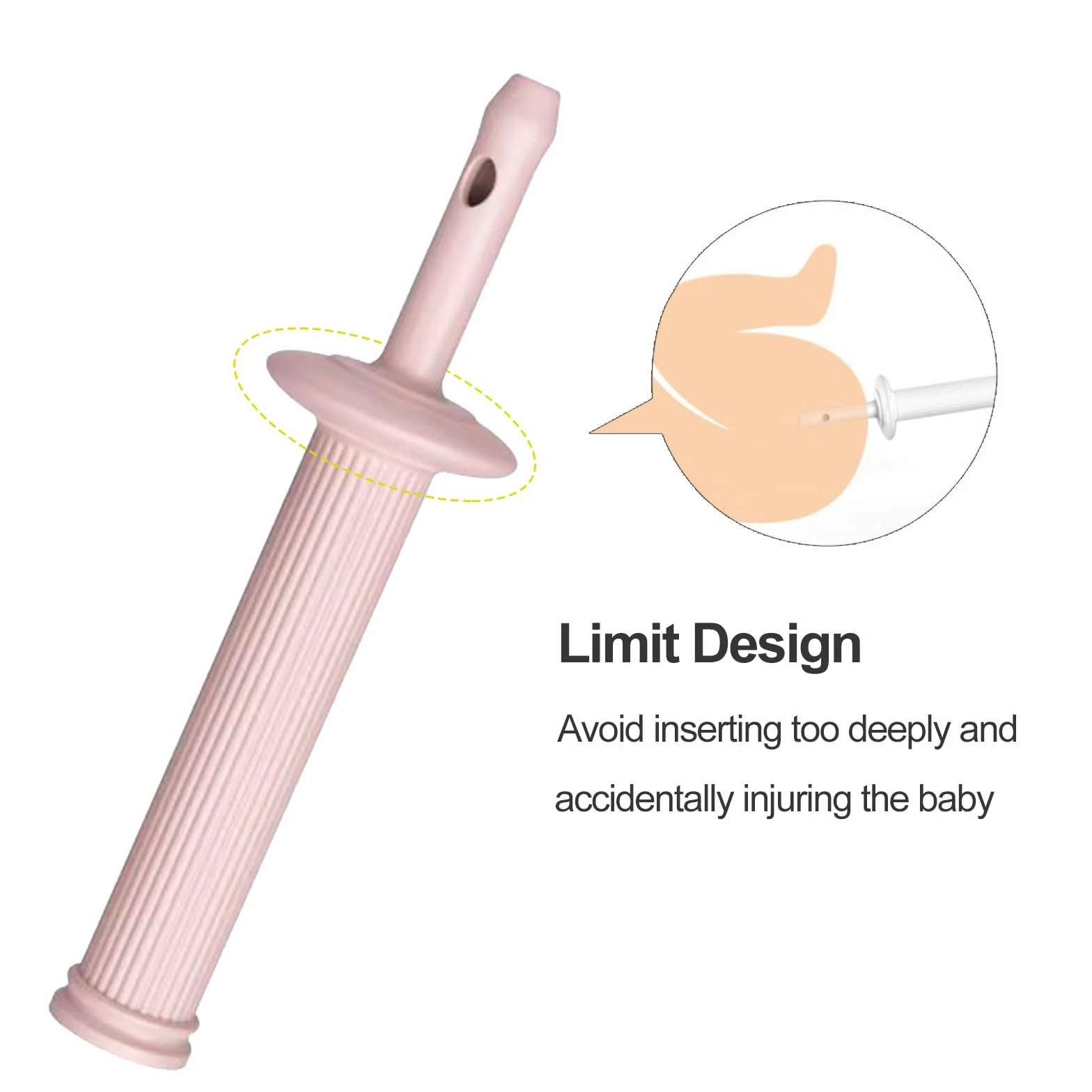 Sollievo Coliche per Neonati,Sollievo per le Coliche del Gas del Bambino,Gas per Neonati Monouso e Sollievo per le Coliche per Neonati Previene la Flatulenza,Rosa,6 Pezzi