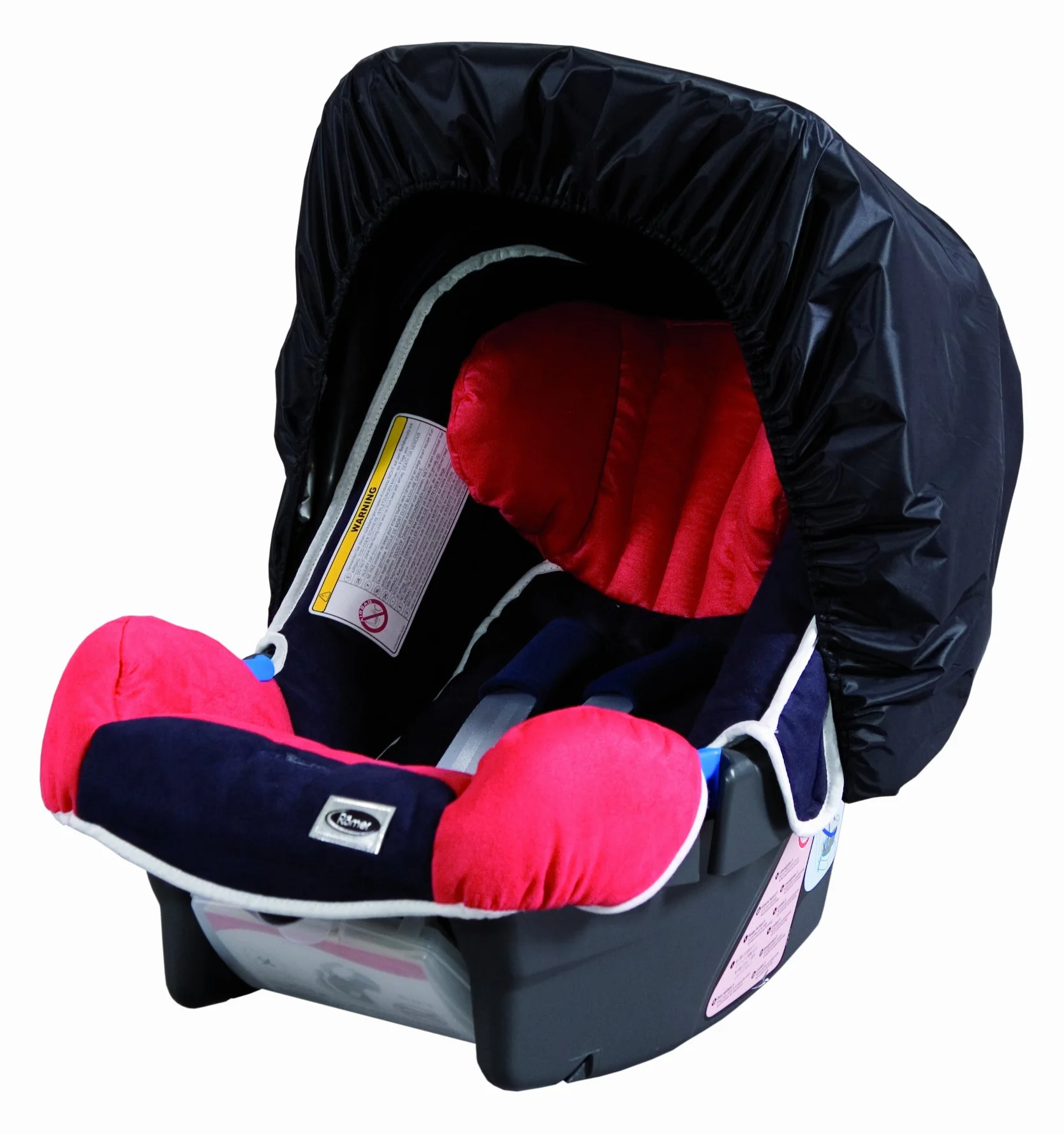 Sunnybaby 11243 protezione solare per ovetto con tasche UPF 50 +, Nero