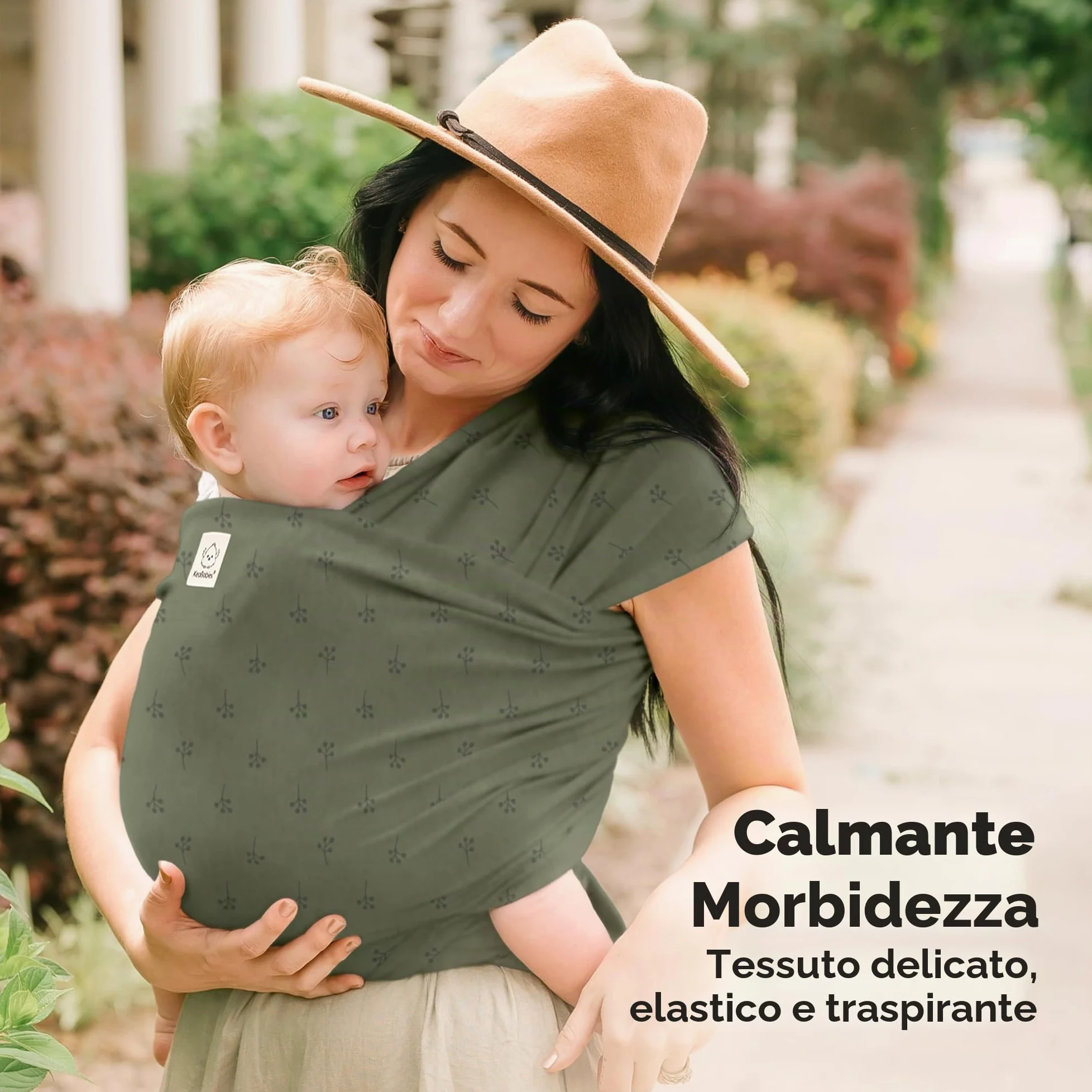 KeaBabies Baby Wrap Carrier - Tutto in 1 Original Baby Carrier Fascia da Neonato a Bambino, Facile da Indossare, Legatura Senza Mani, Leggero, Impacchi per Bambini Traspiranti (Forest Berries)