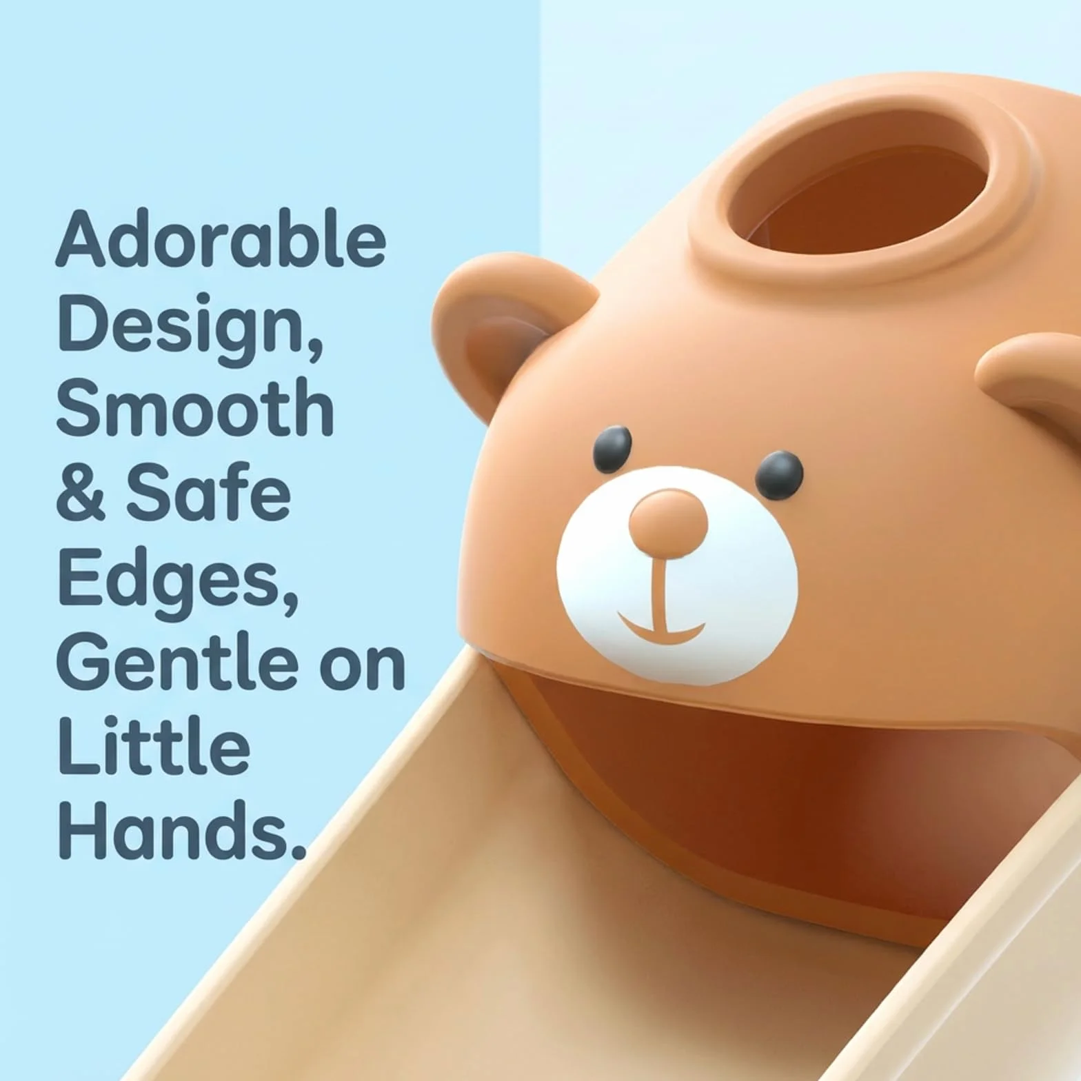 Skyroku Estensore per rubinetto per bambini, estensore per lavello con sensibilità alla temperatura, per lavaggio a mano dei bambini, adatto per bagno, cucina, vasca da bagno (marrone)