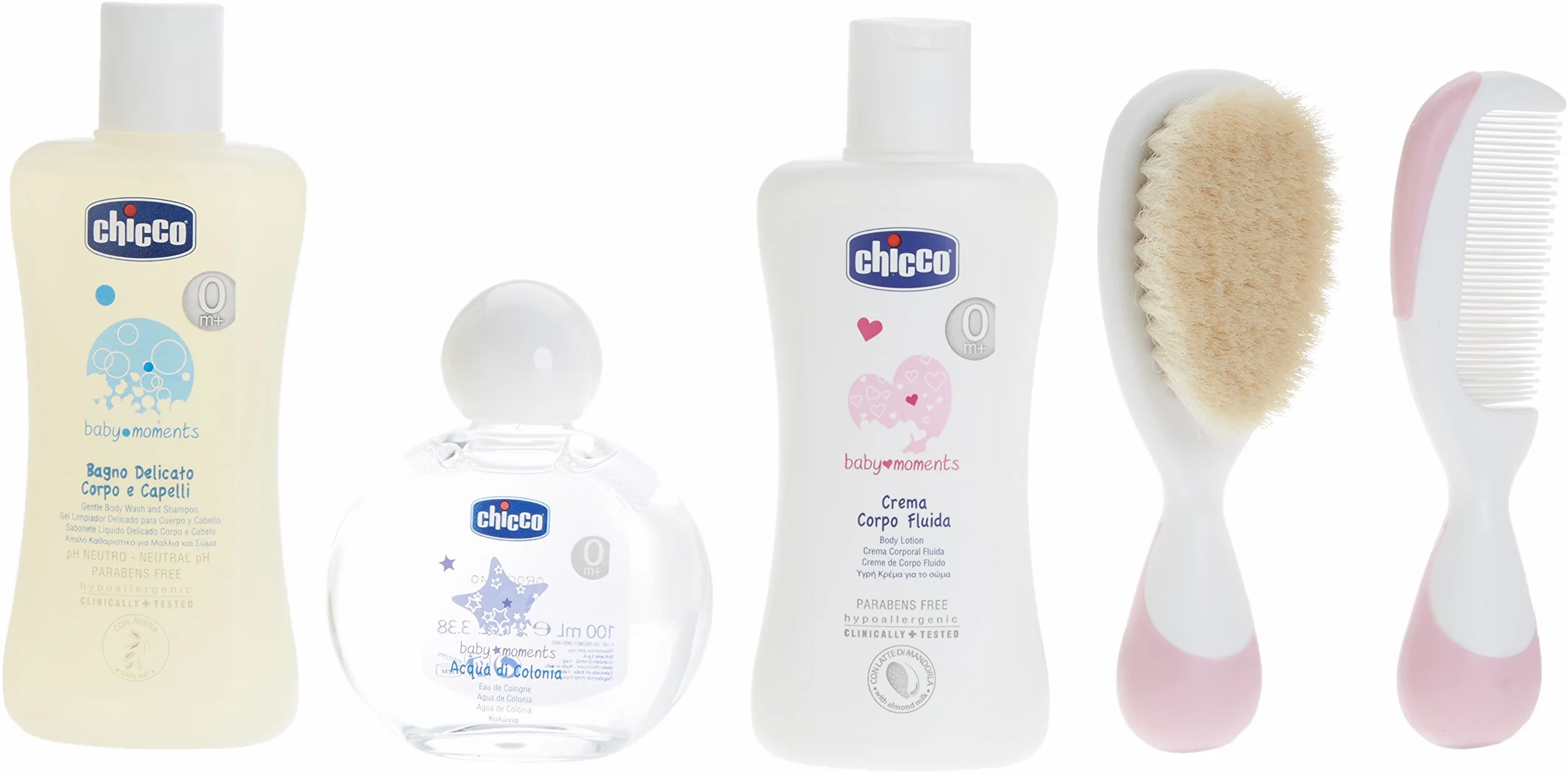 Chicco Baby Moments Beauty All-You-Need Cofanetto Regalo, Bimba, Rosa
